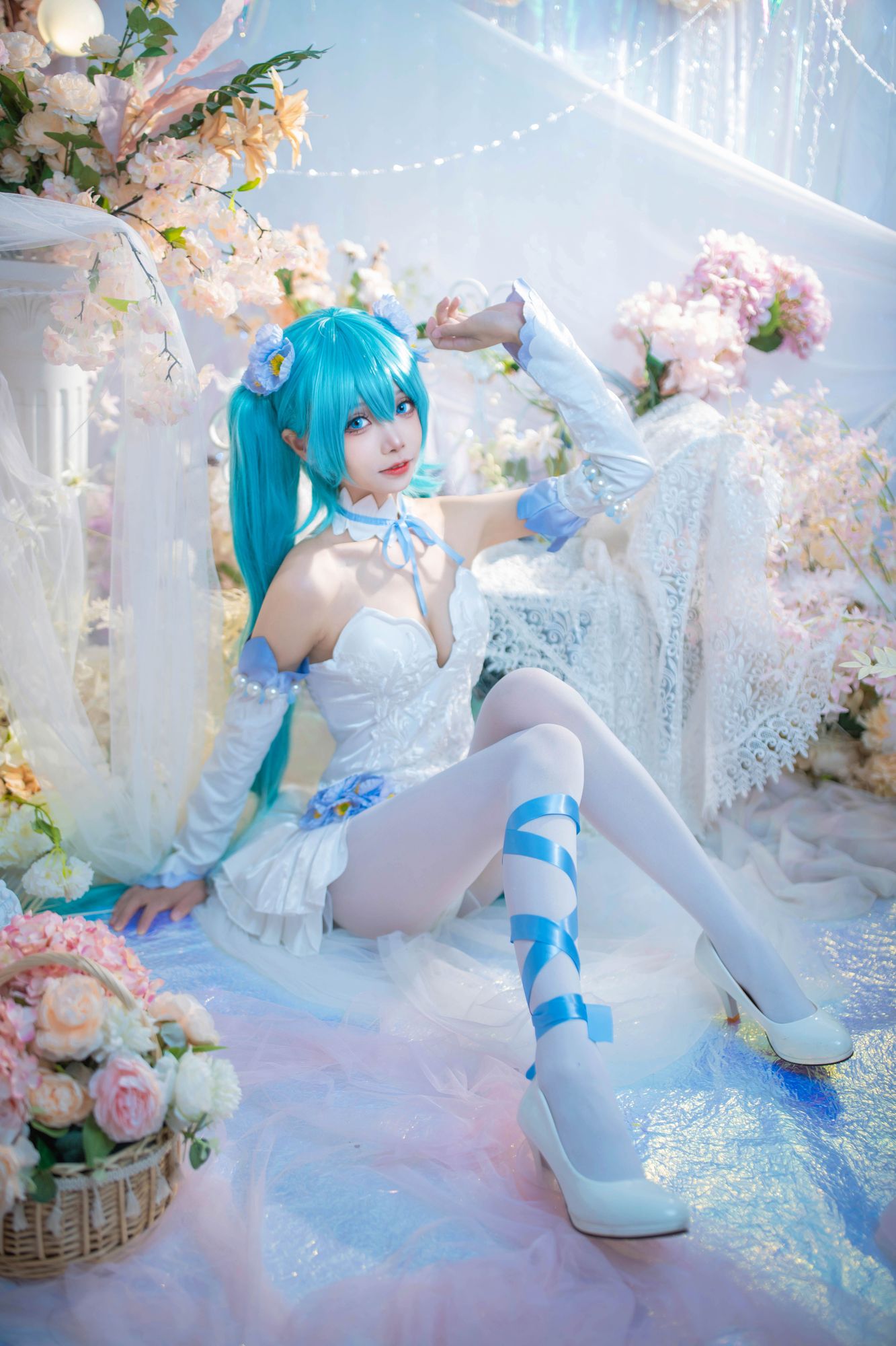 图片[6]-No.011 – 初音未来 粉蝶花 [42P]-coswz-cos王者