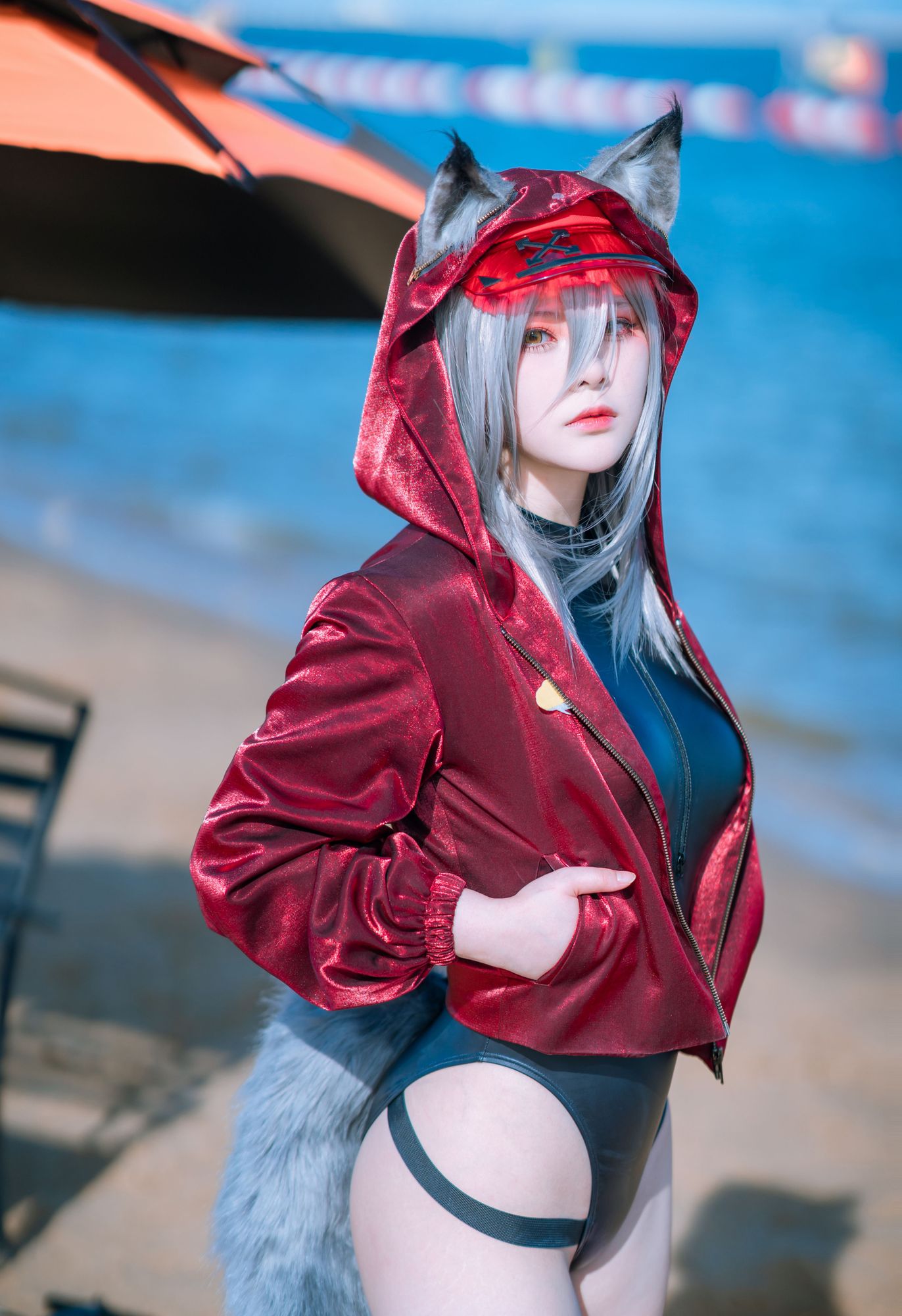 图片[3]-No.032 – 「百合欧皇子」明日方舟 轻风 LB01 红 [12P]-coswz-cos王者