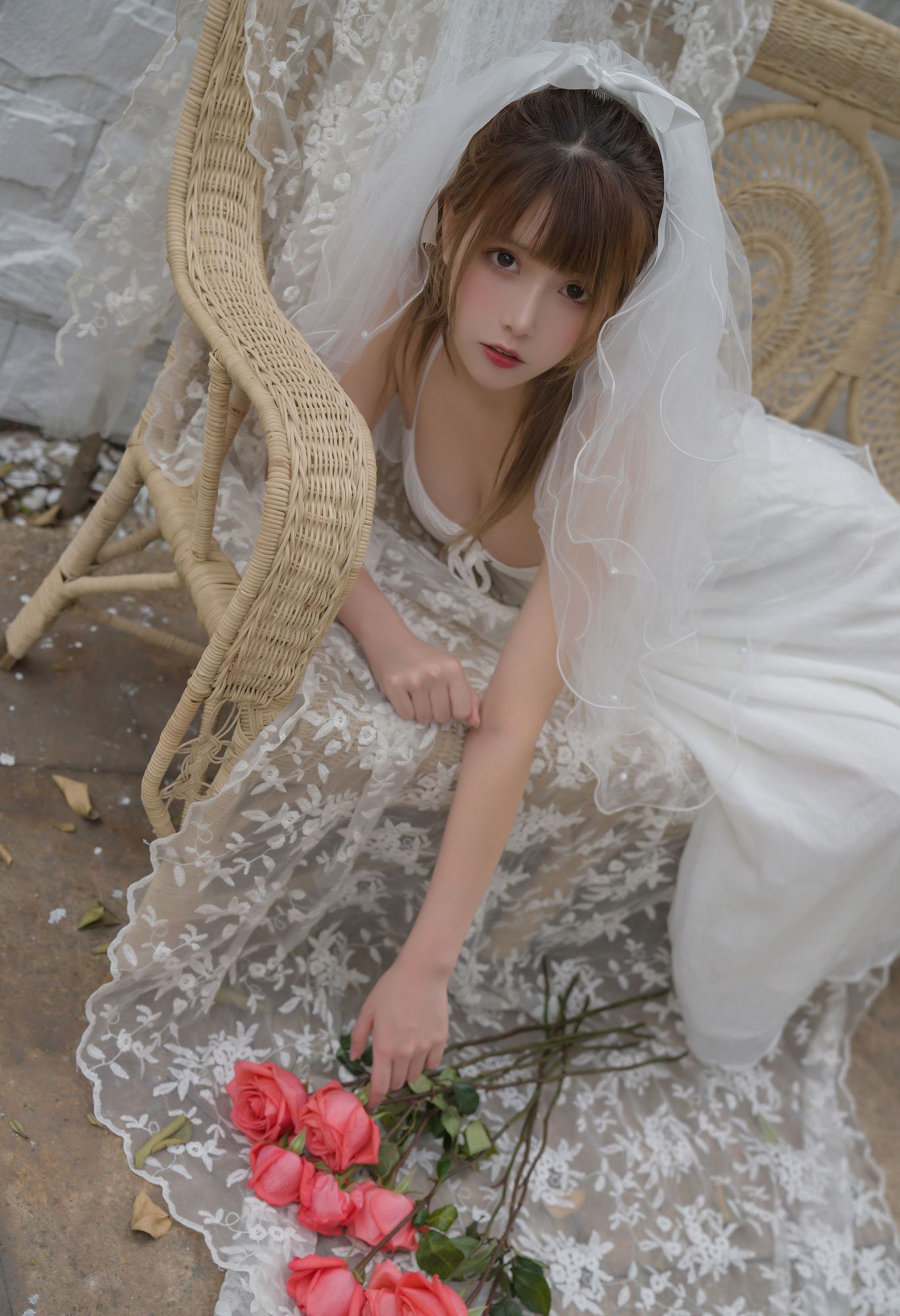 图片[4]-No.049 – 「凛子酱」婚纱 [9P]-coswz-cos王者