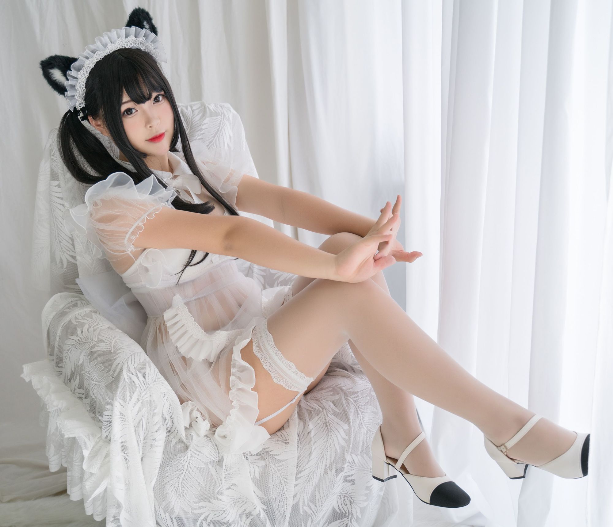 图片[84]-No.058 – 白猫透明女仆 [88P 8V]-coswz-cos王者