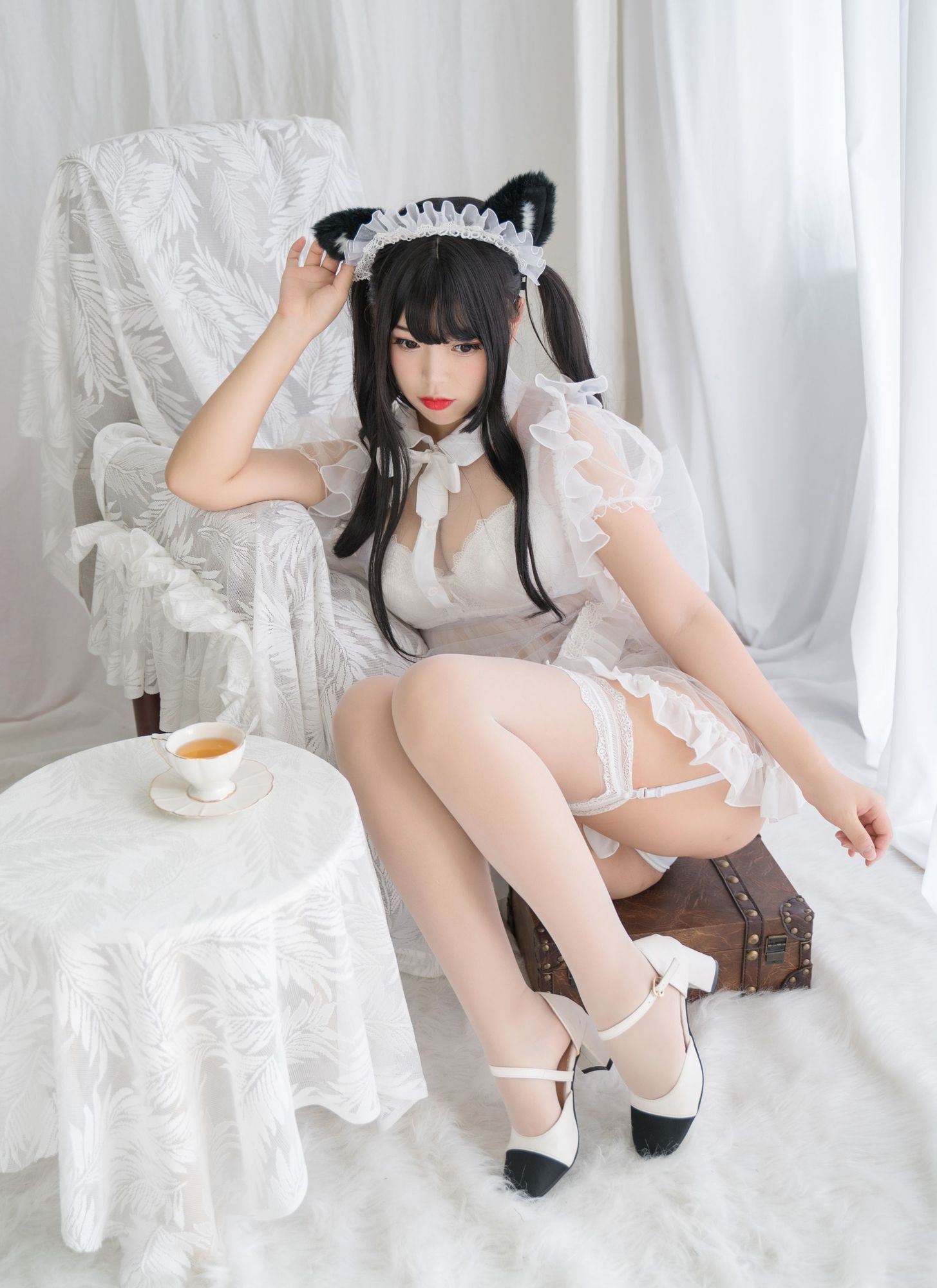 图片[80]-No.058 – 白猫透明女仆 [88P 8V]-coswz-cos王者