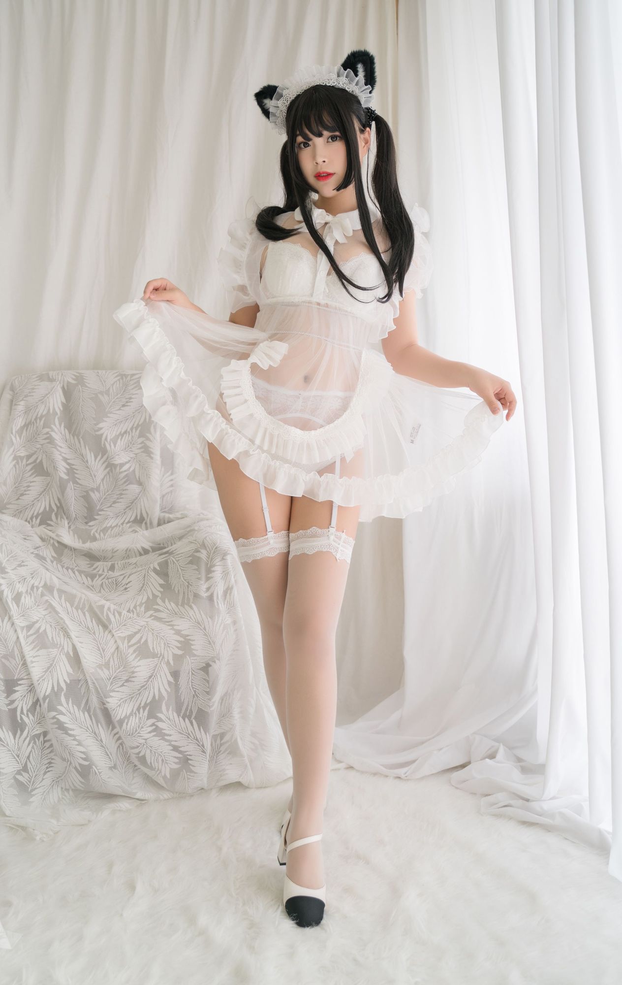 图片[69]-No.058 – 白猫透明女仆 [88P 8V]-coswz-cos王者