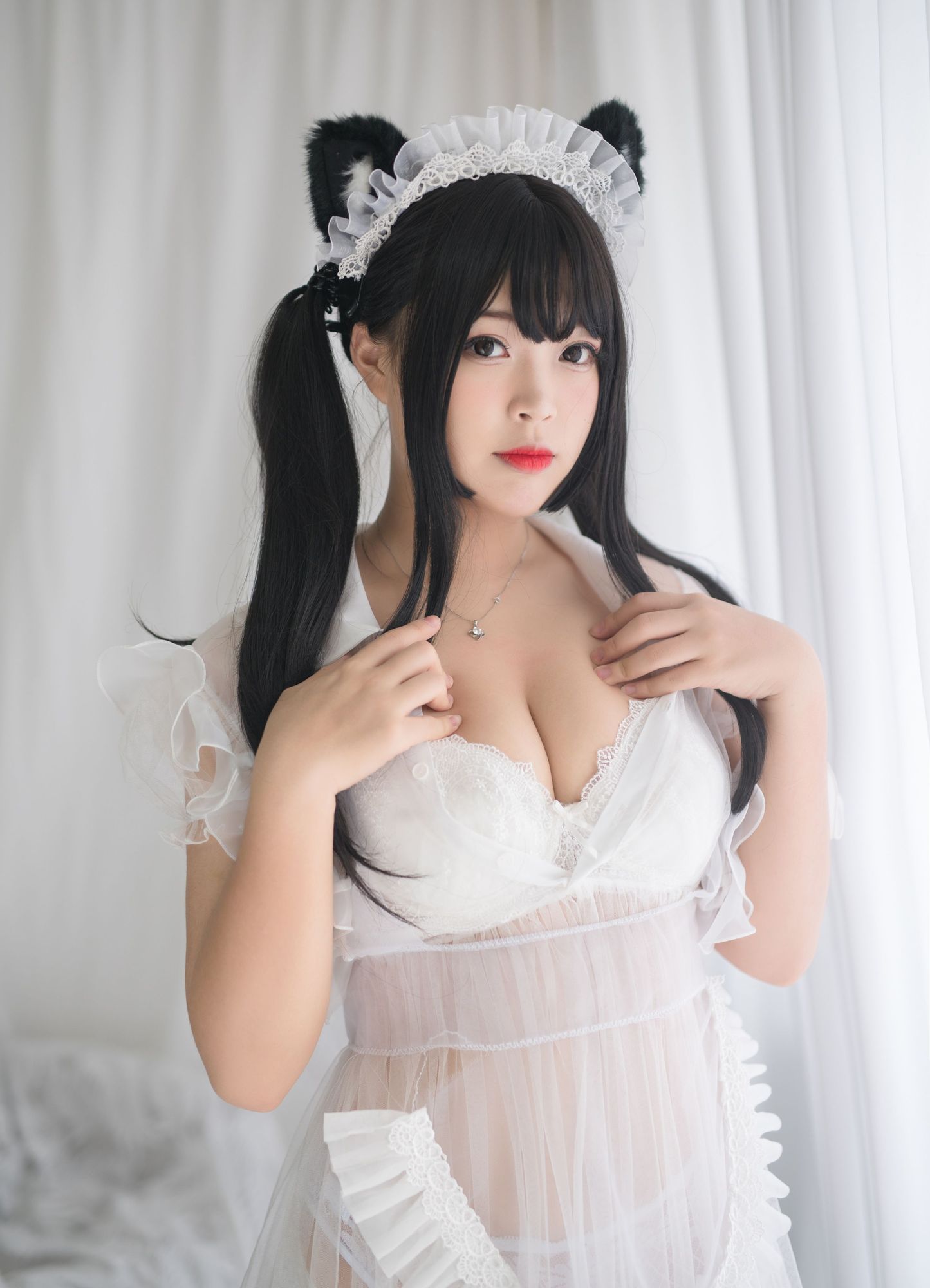 图片[31]-No.058 – 白猫透明女仆 [88P 8V]-coswz-cos王者