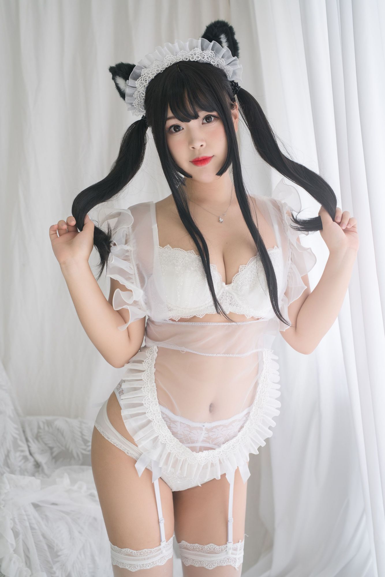 图片[29]-No.058 – 白猫透明女仆 [88P 8V]-coswz-cos王者