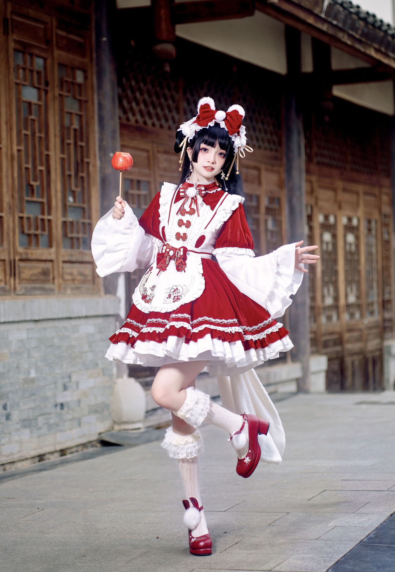 图片[4]-No.060 – 「花甲conch」兔兔战袍 洛丽塔 [18P]-coswz-cos王者