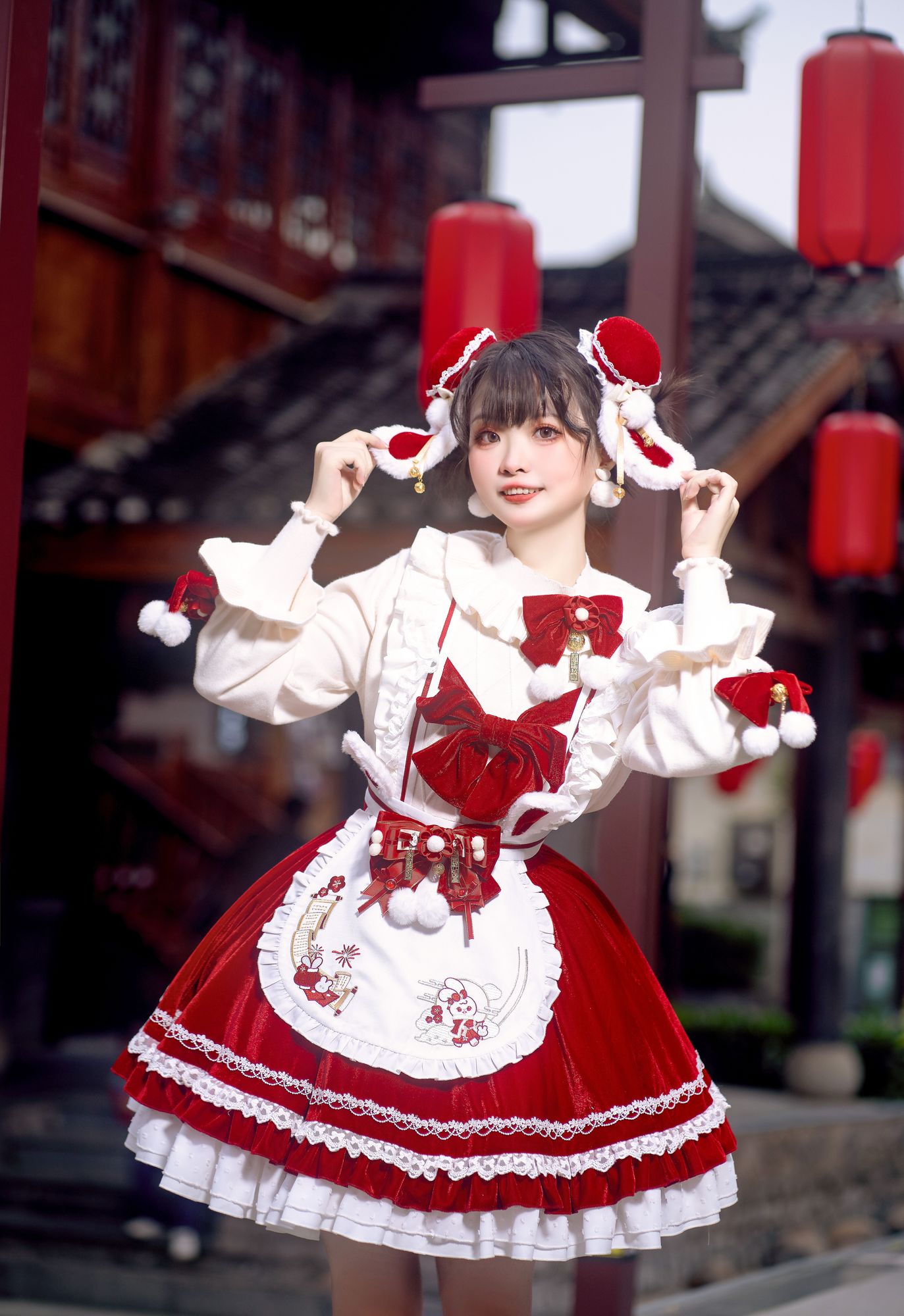 图片[5]-No.060 – 「花甲conch」兔兔战袍 洛丽塔 [18P]-coswz-cos王者