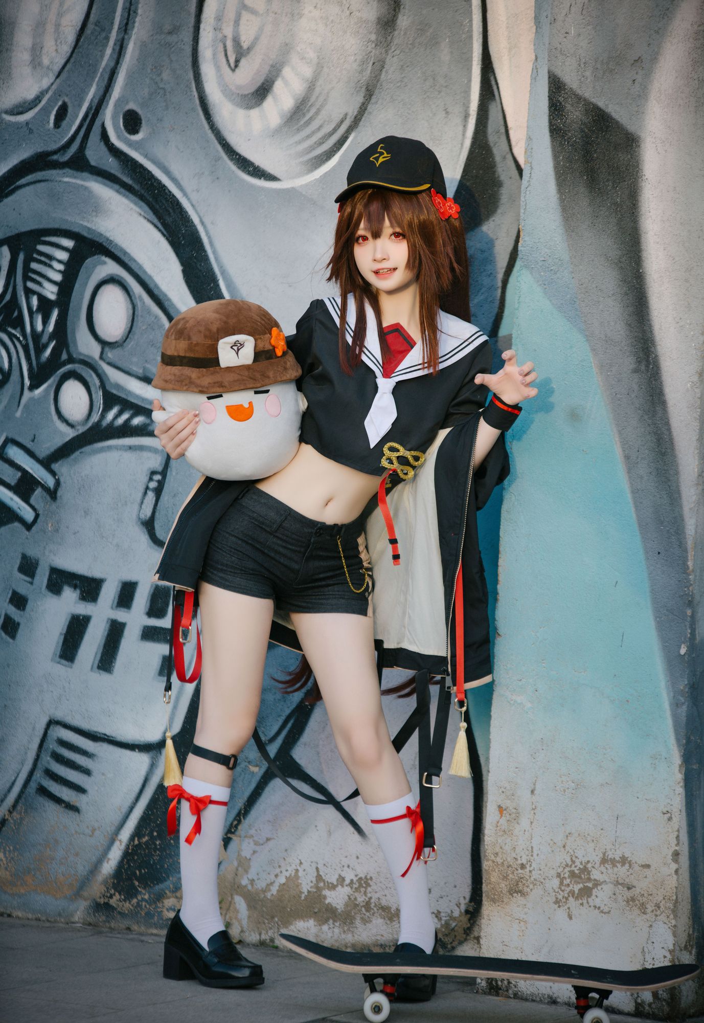 No.071 - 「花甲conch」原神 胡桃 [9P]-coswz-cos王者