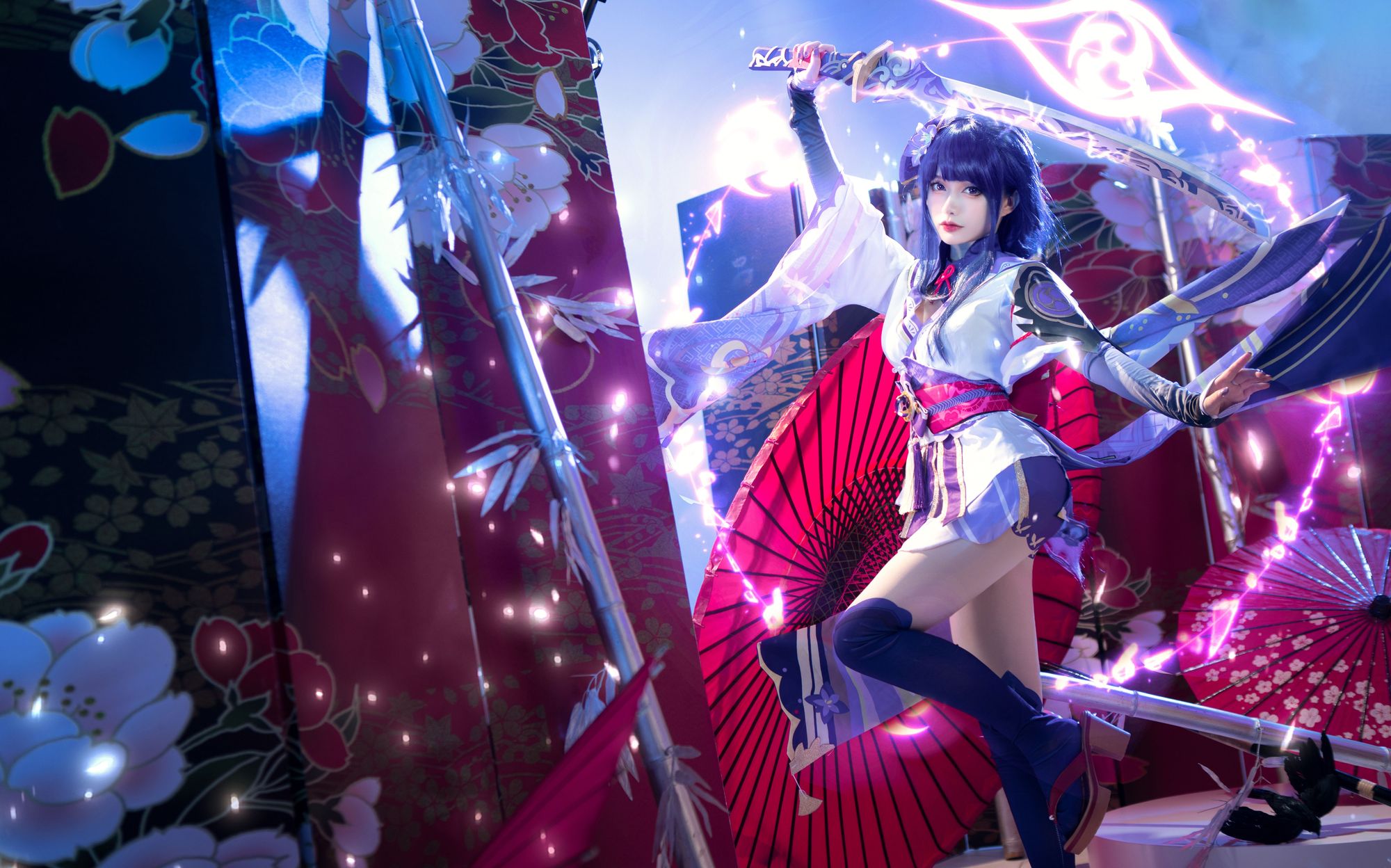 No.081 - 「桥本环沫」雷电将军 [17P]-coswz-cos王者