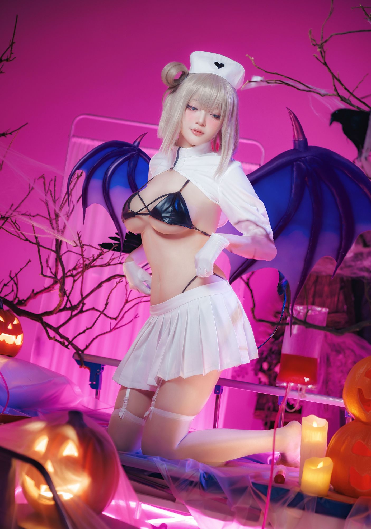 No.087 - 「黑龙贯通」曼彻斯特 白衣恶魔 [14P]-coswz-cos王者