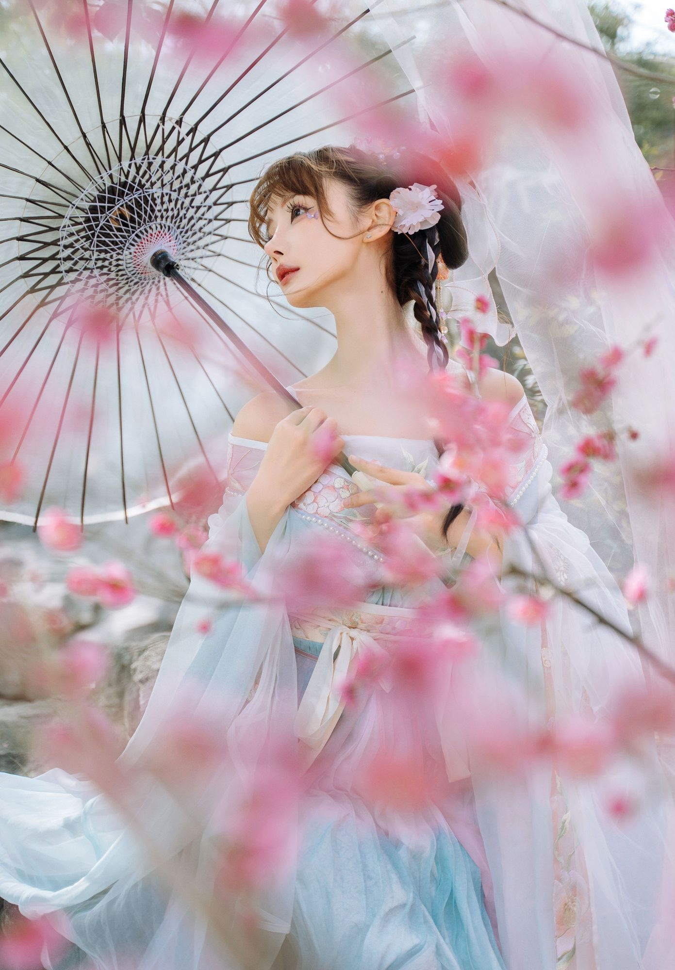 图片[3]-No.128 – 「紫氯氯」二月梅花 [18P]-coswz-cos王者