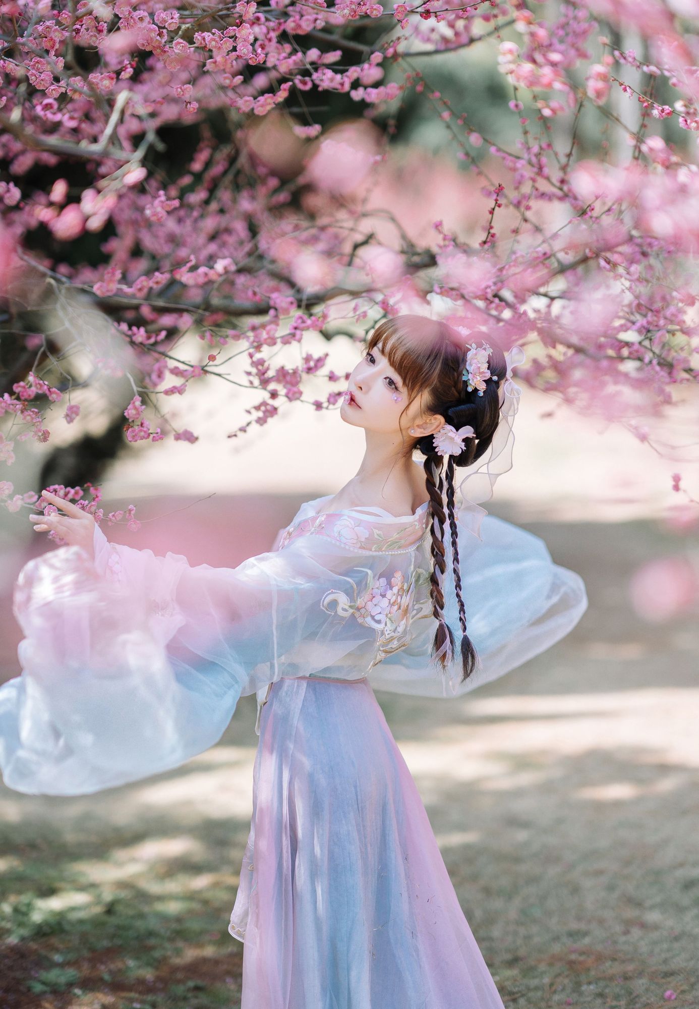 图片[2]-No.128 – 「紫氯氯」二月梅花 [18P]-coswz-cos王者