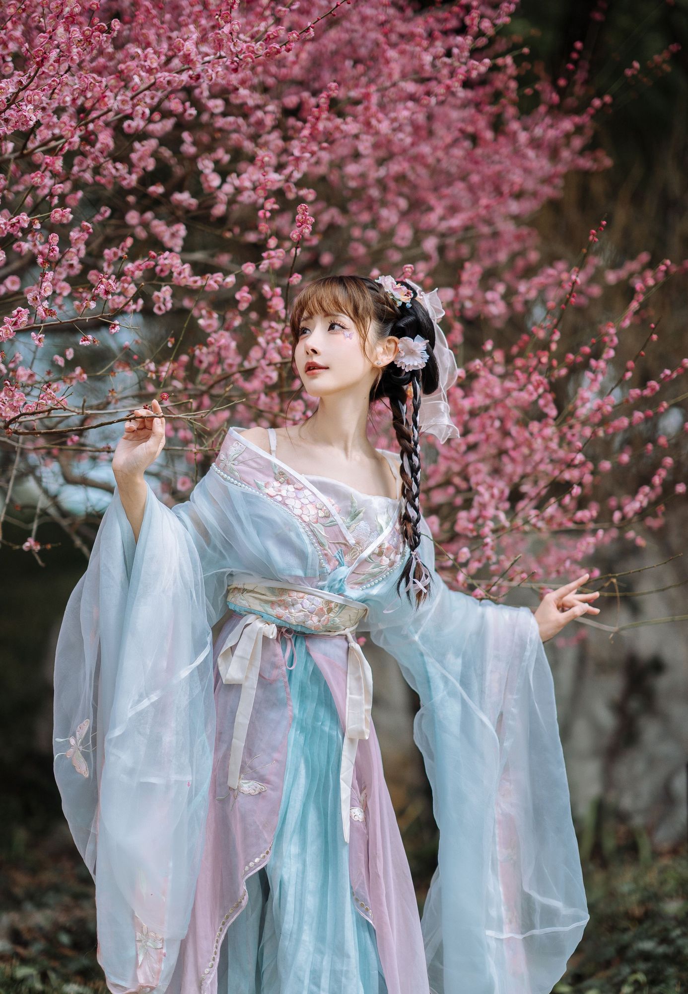 图片[6]-No.128 – 「紫氯氯」二月梅花 [18P]-coswz-cos王者