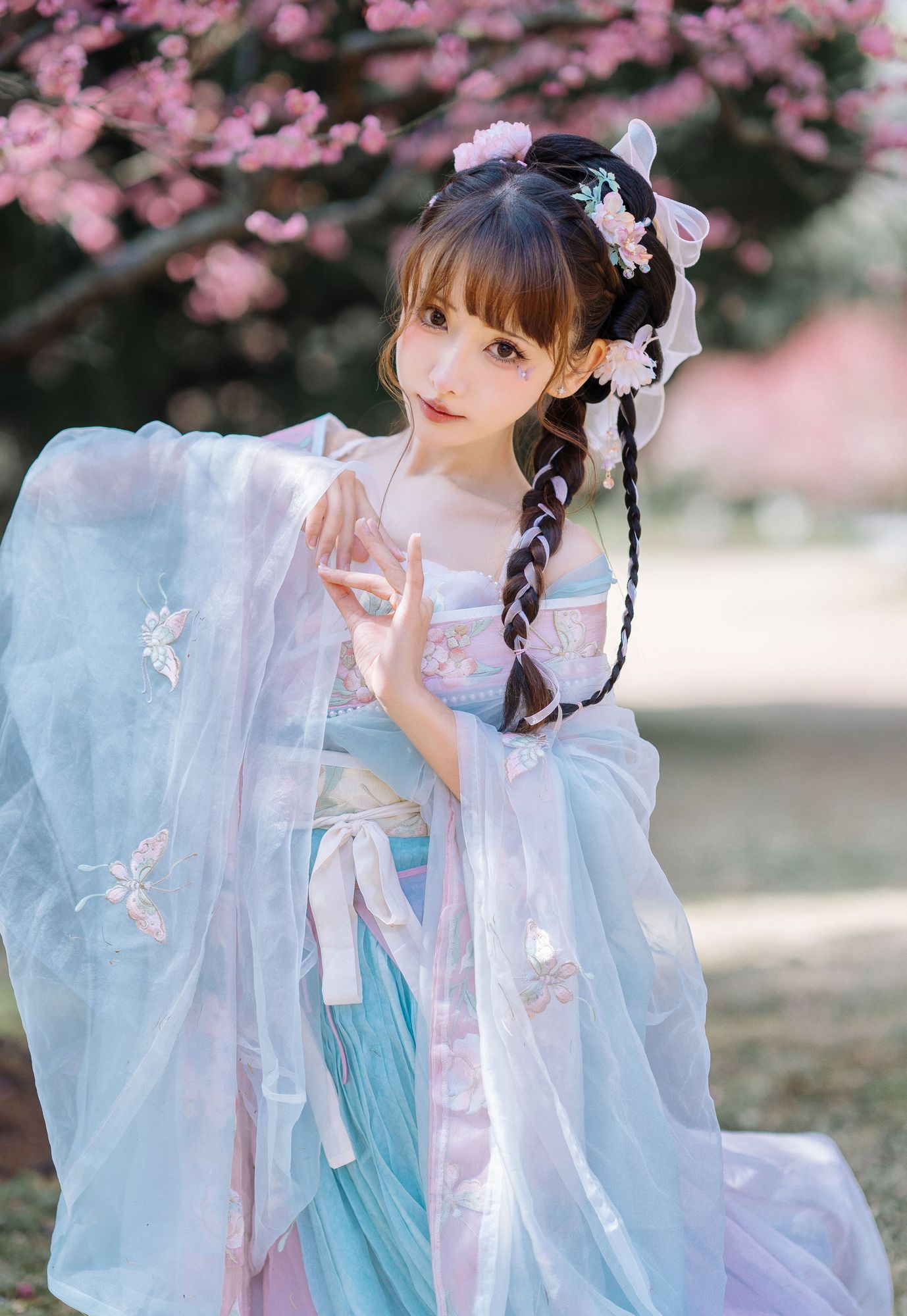 图片[4]-No.128 – 「紫氯氯」二月梅花 [18P]-coswz-cos王者