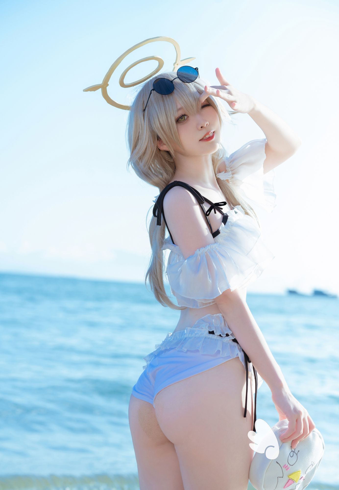 No.132 - 「无风霖鹿」水着日富美 [11P]-coswz-cos王者