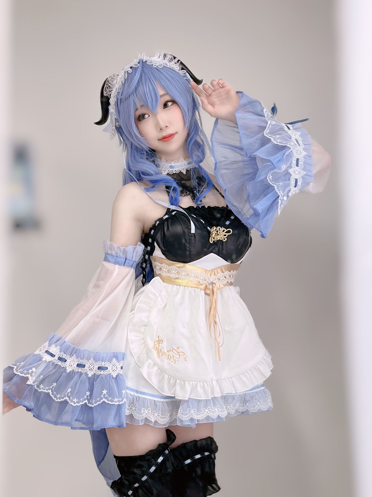 图片[6]-No.156 – 「Hattie」Maid Ganyu [10P]-coswz-cos王者