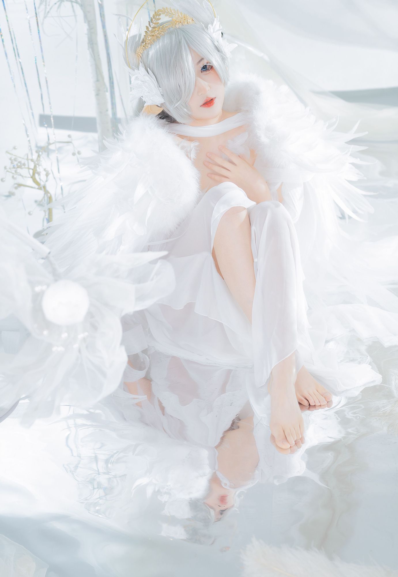 图片[2]-No.166 – 「喵喵的喵吖」翅膀坠落 [15P]-coswz-cos王者