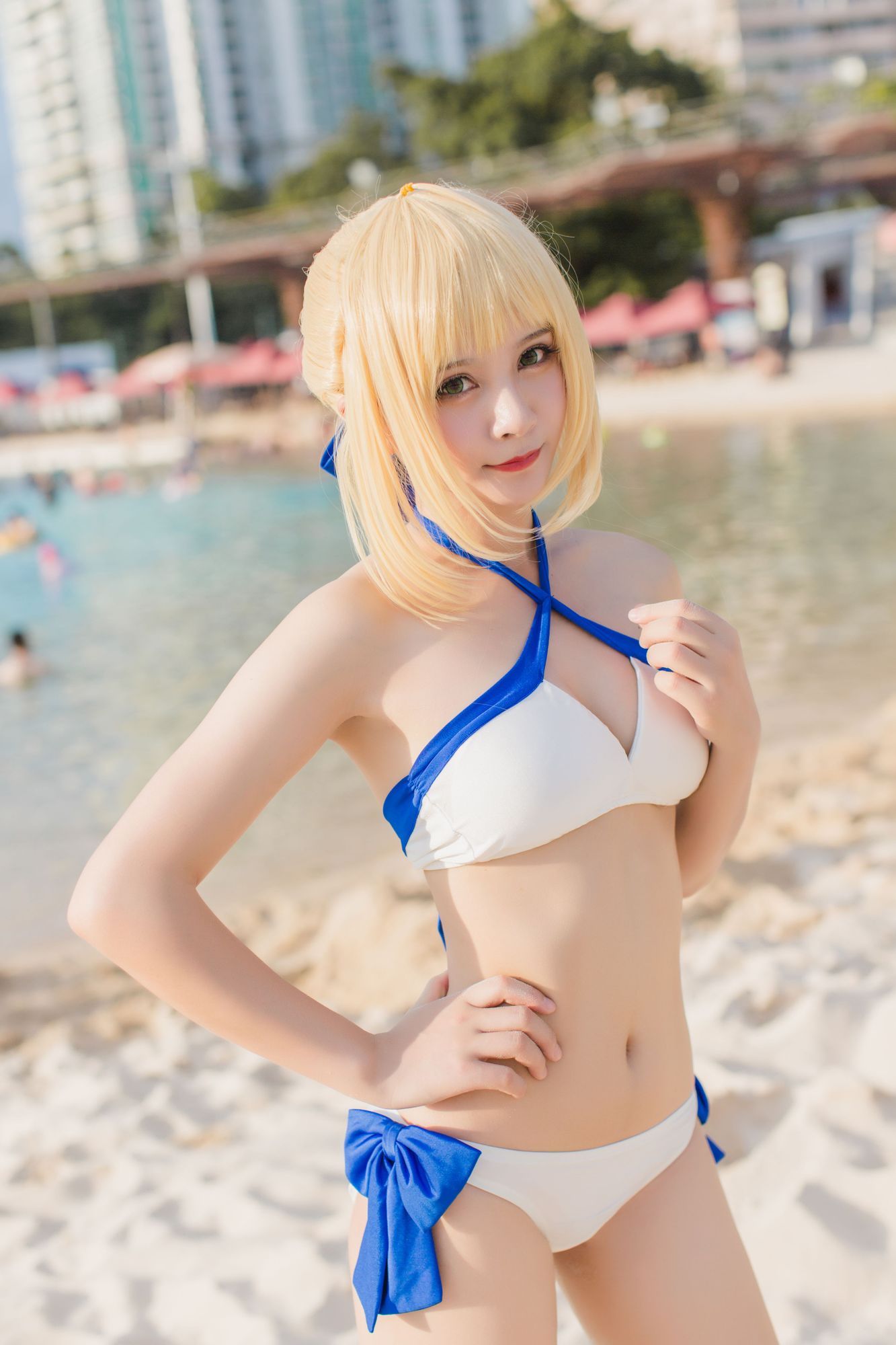图片[5]-No.179 – 「秋山AkI」水着弓Saber [24P]-coswz-cos王者