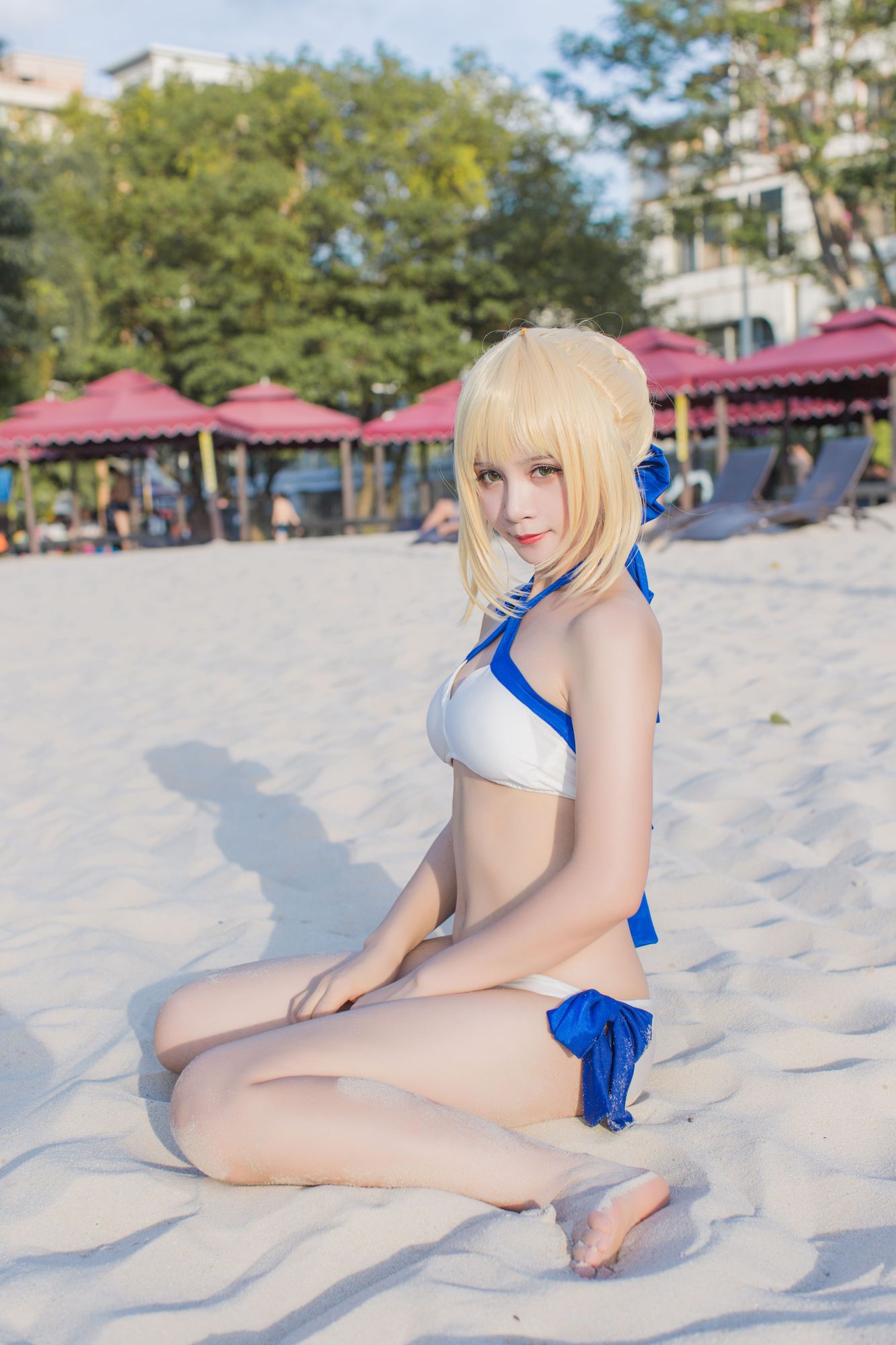 图片[6]-No.179 – 「秋山AkI」水着弓Saber [24P]-coswz-cos王者