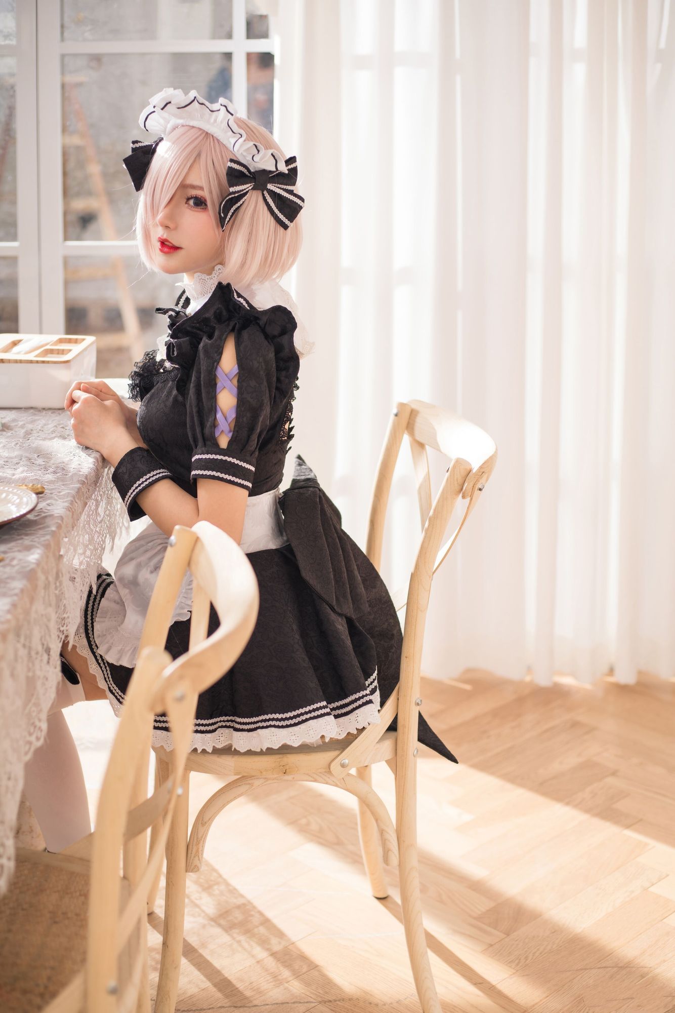 图片[3]-No.203 – 「肉糊糊」玛修女仆 [12P]-coswz-cos王者