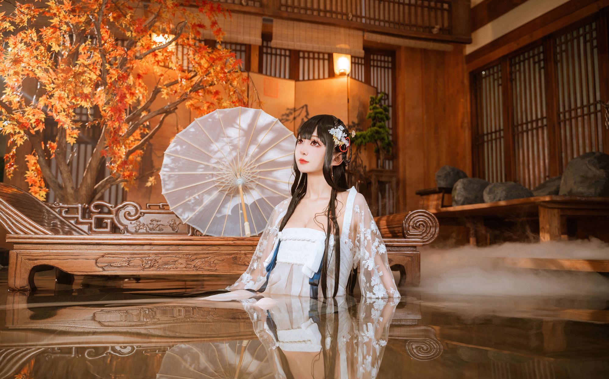 No.216 - 「y妹不是小叶」碧蓝航线 逸仙 膏发凝脂 [18P]-coswz-cos王者