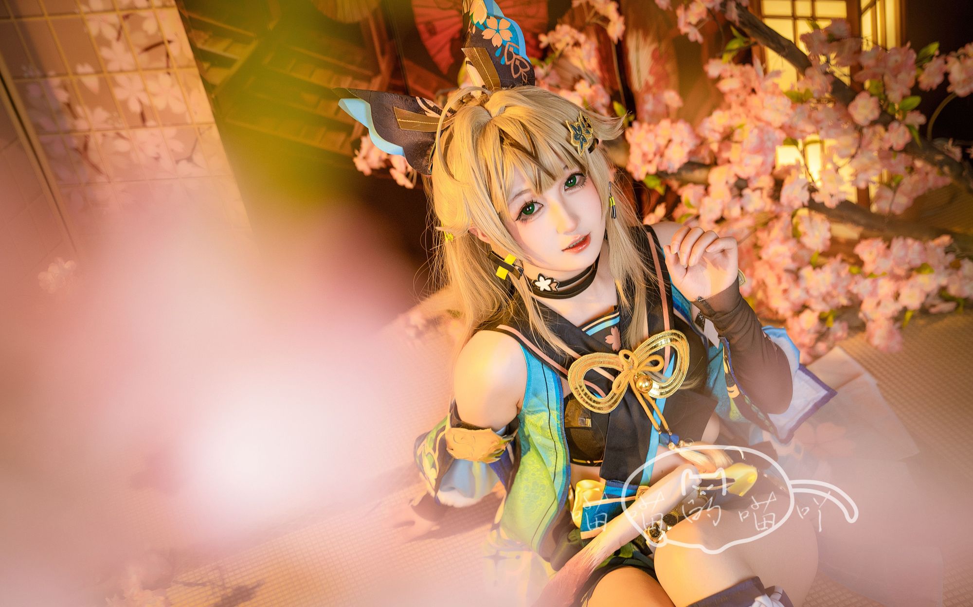 No.223 - 「喵喵的喵吖」原神 猫娘绮良良 [27P]-coswz-cos王者