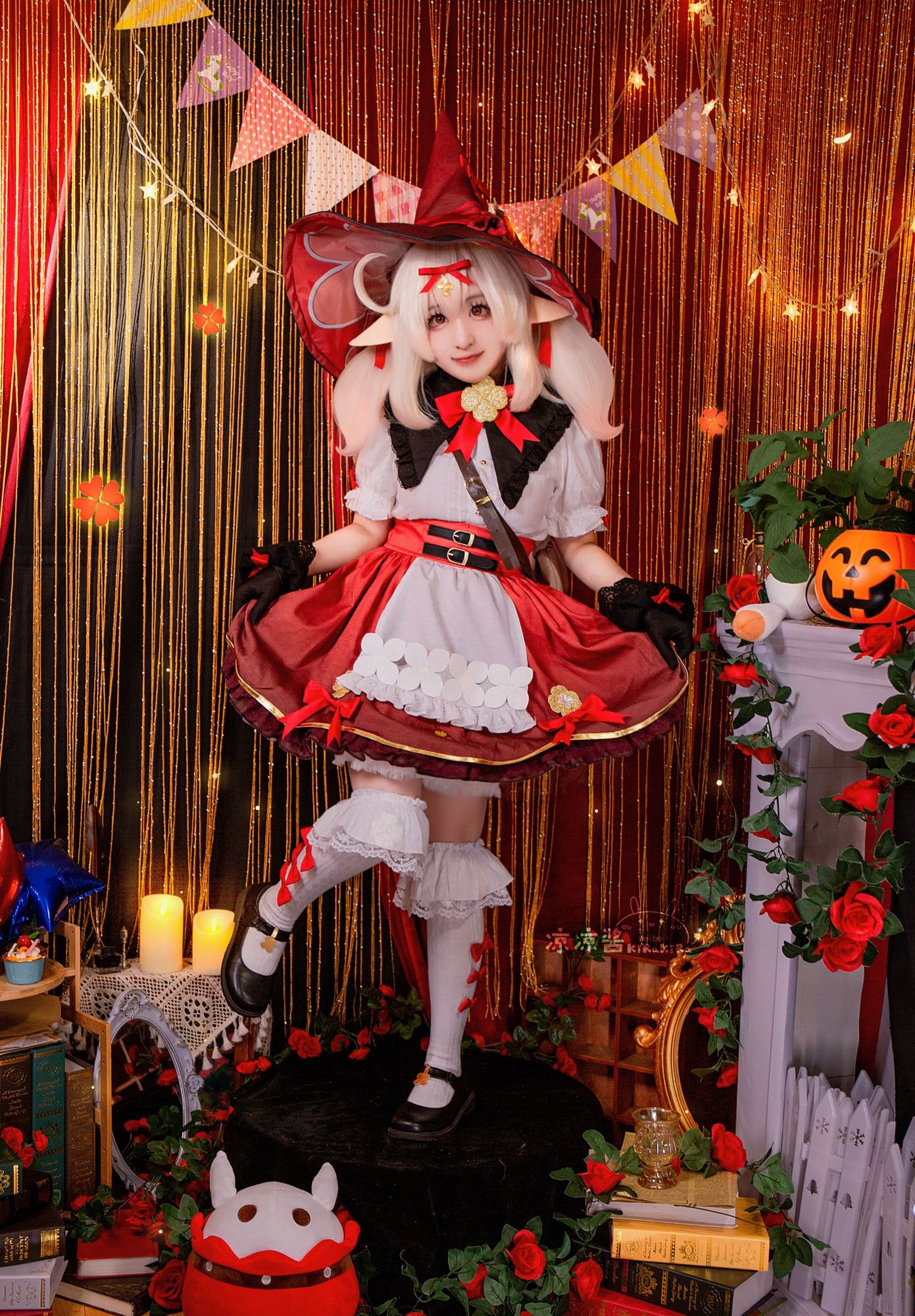 图片[4]-No.270 – 「凉凉酱Kirakira」可莉·琪花星烛 [15P]-coswz-cos王者