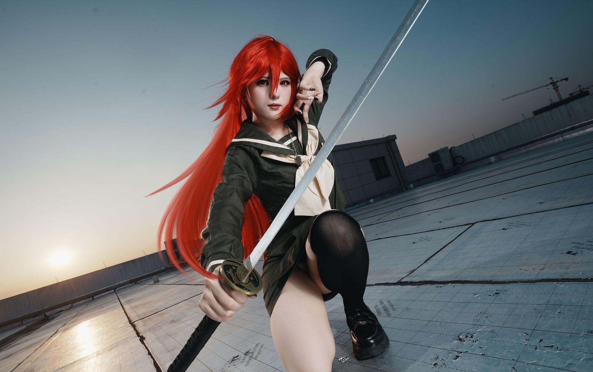 图片[2]-No.296 – 「包纸爱酱_AI」红莲夏娜 [18P]-coswz-cos王者