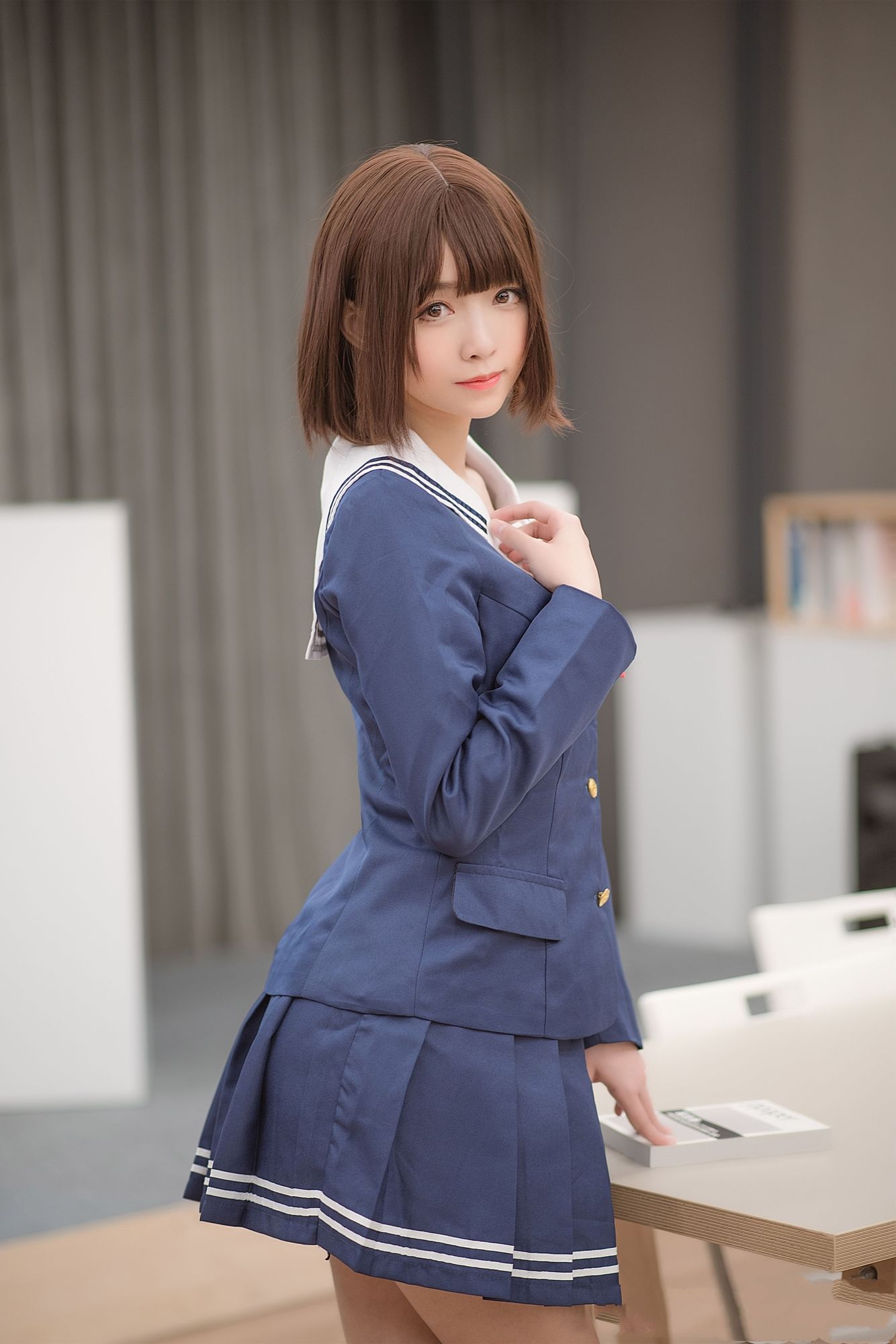 图片[4]-No.306 – 「大大卷卷小卷」加藤惠校服 [19P]-coswz-cos王者