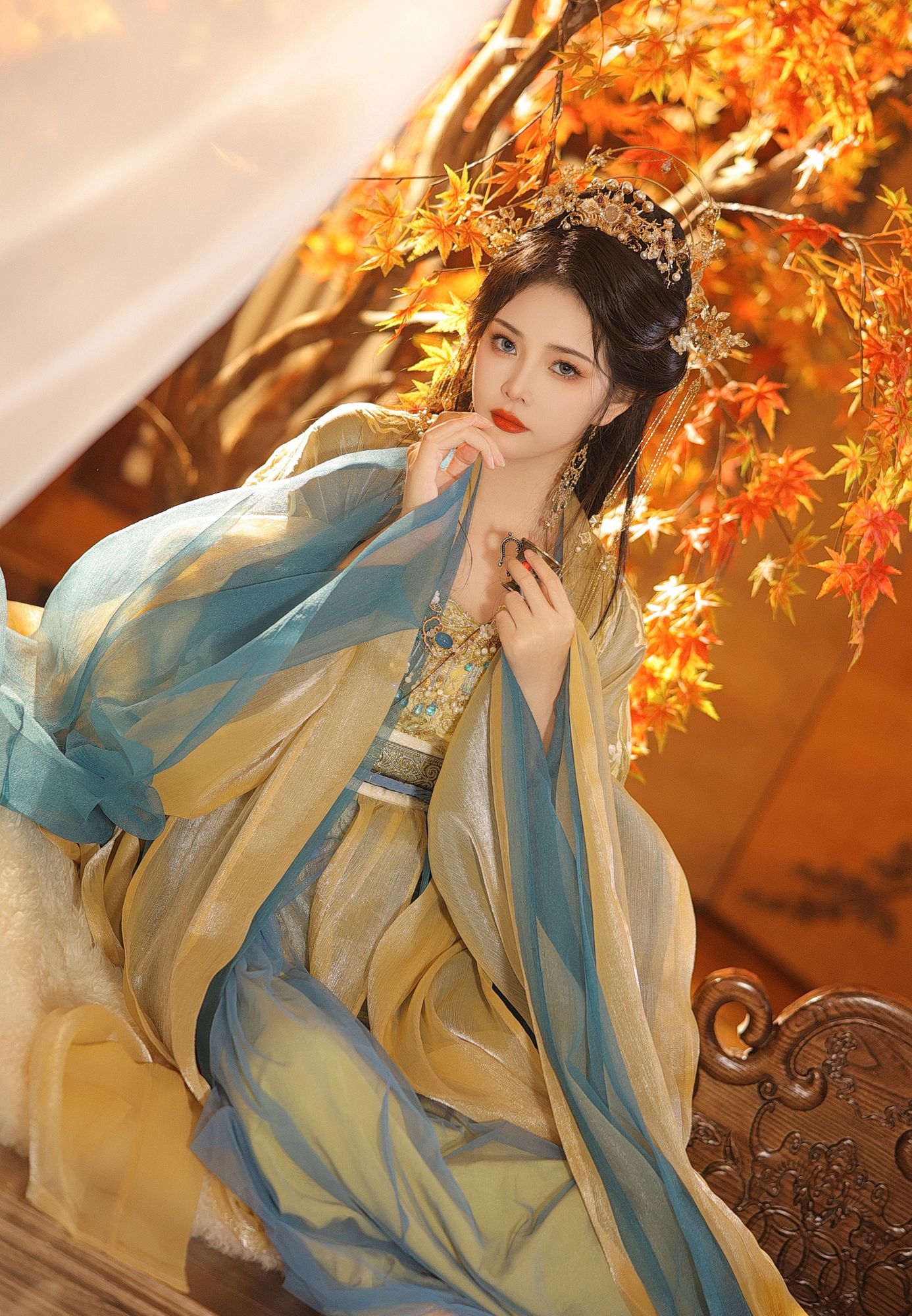 图片[4]-No.308 – 「苏嫣嫣阿姨」白茶清欢 [12P]-coswz-cos王者