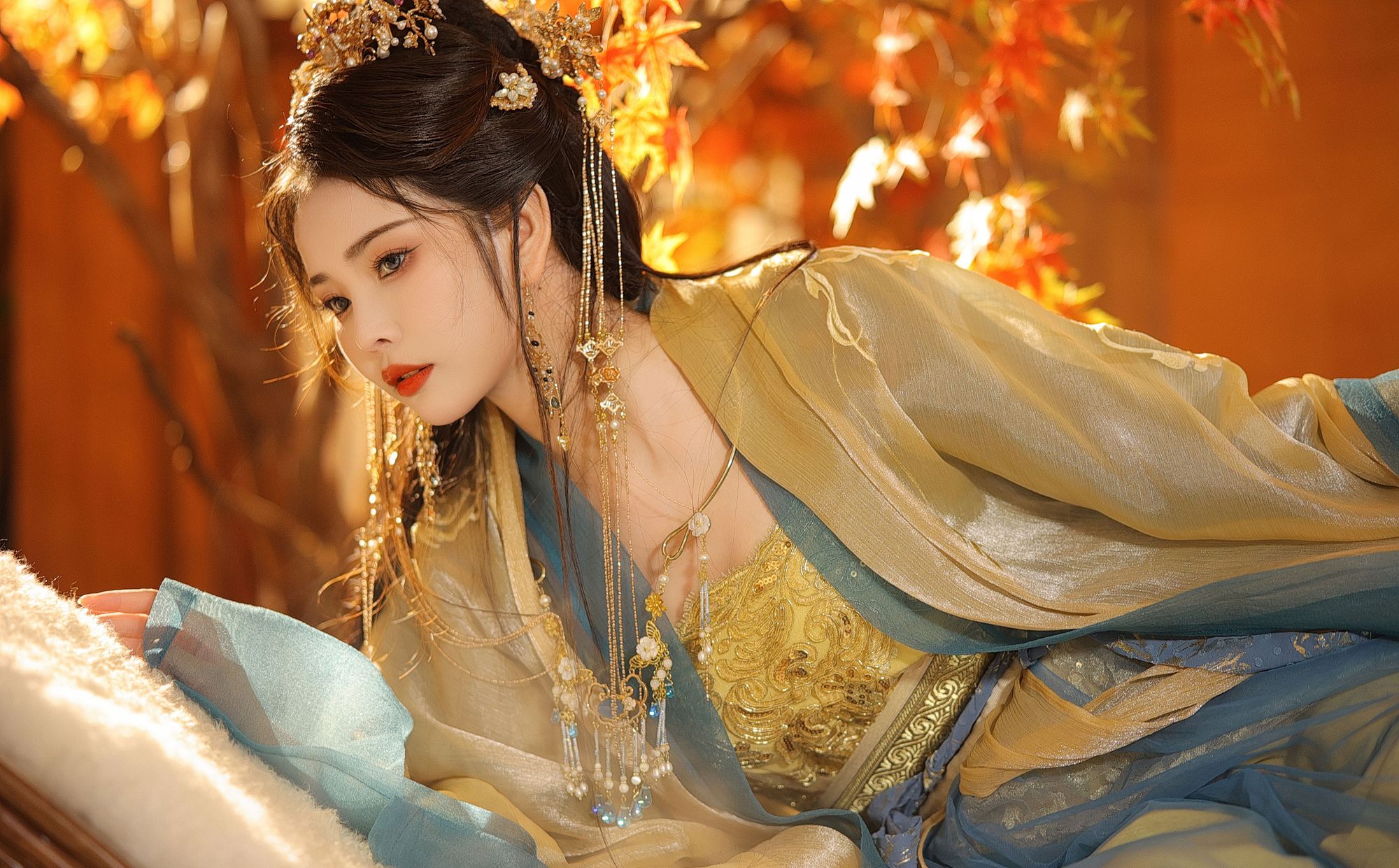 图片[3]-No.308 – 「苏嫣嫣阿姨」白茶清欢 [12P]-coswz-cos王者