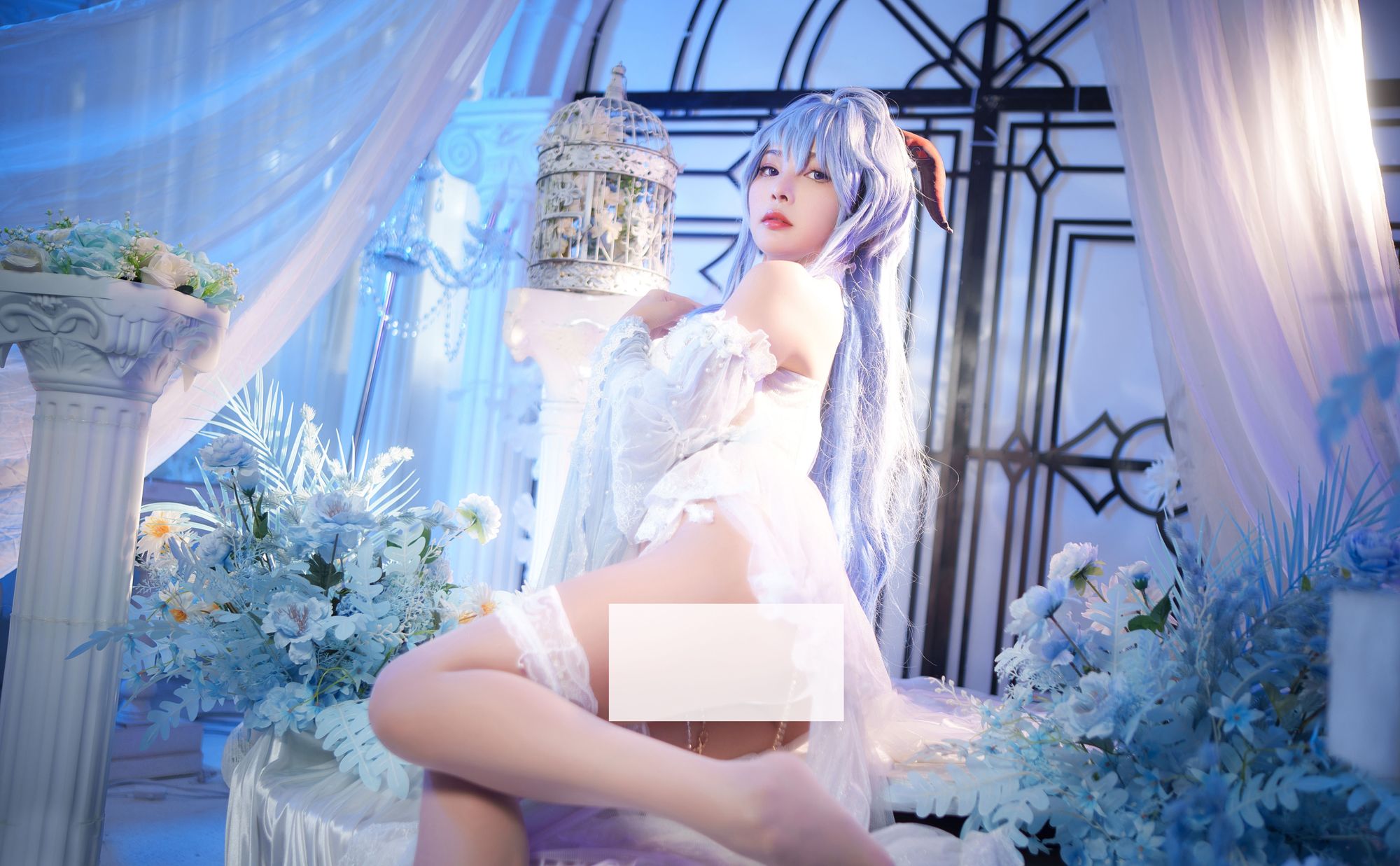 图片[2]-No.313 – 「苏嫣嫣阿姨」原神 甘雨花嫁 [12P]-coswz-cos王者