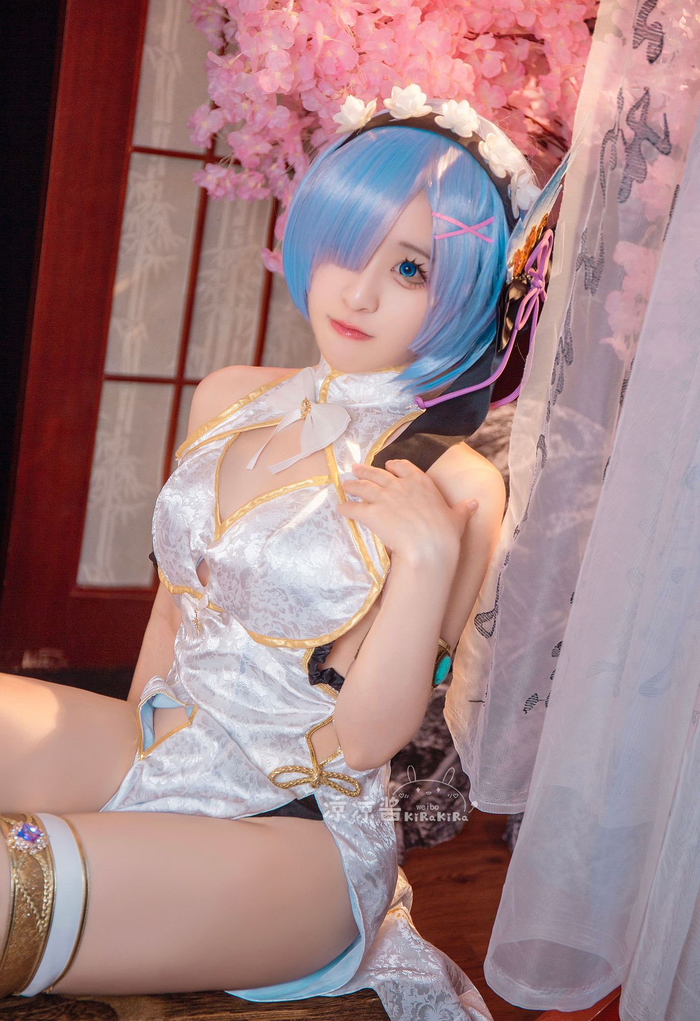 No.321 - 「凉凉酱Kirakira」蕾姆 [12P]-coswz-cos王者