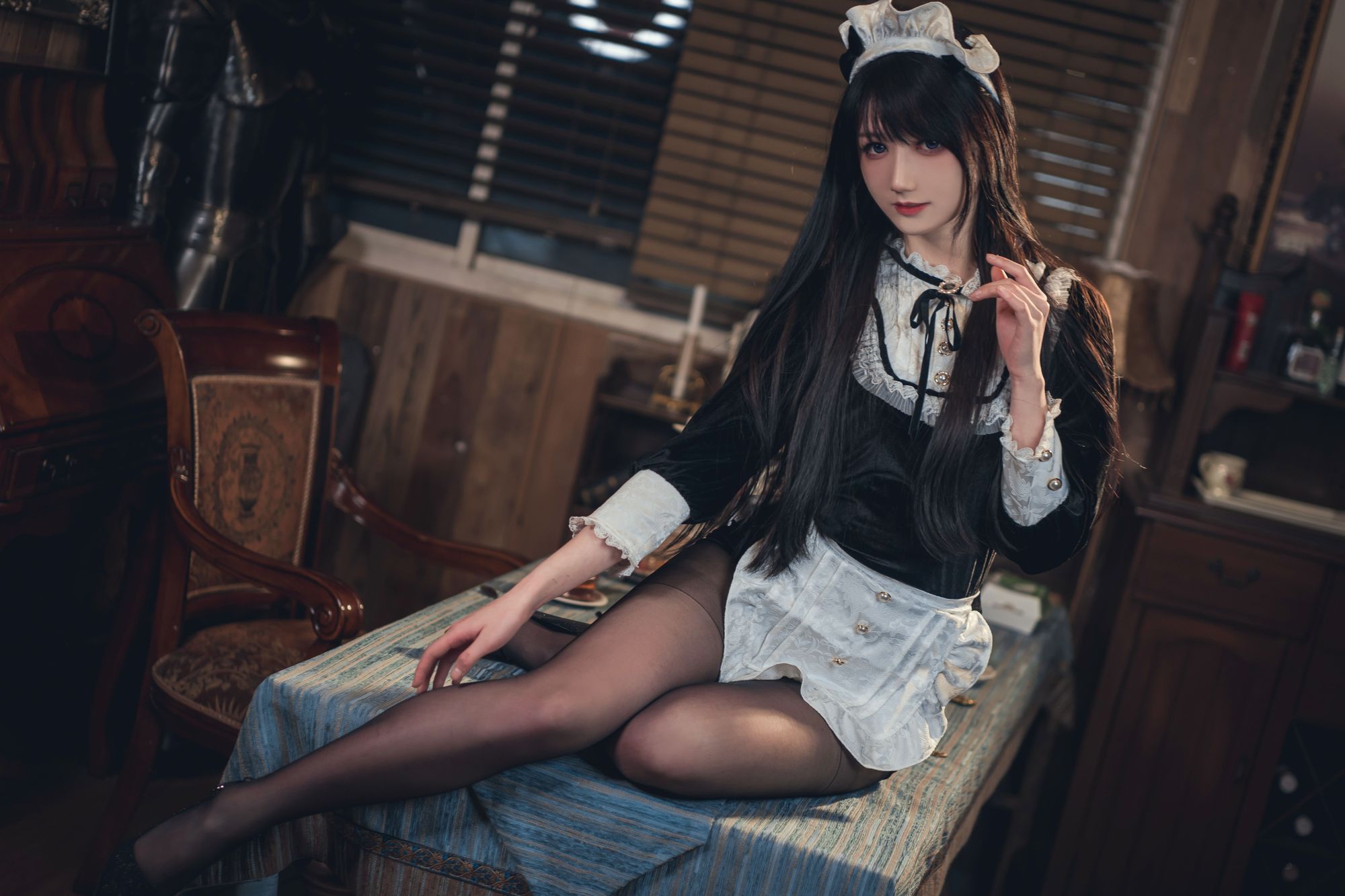 图片[3]-No.326 – 「抖个姬灵」舰长 女仆 [16P]-coswz-cos王者