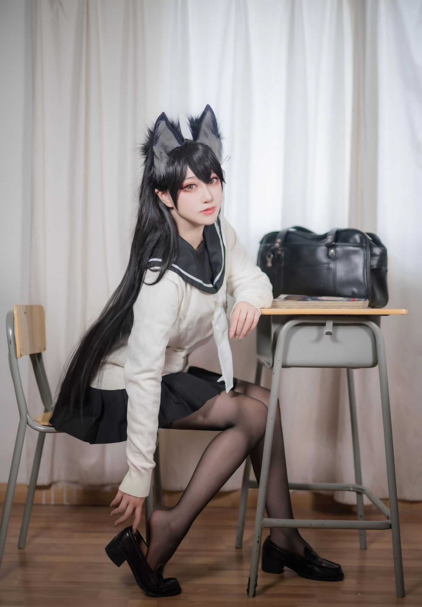 图片[6]-No.345 – 「Halo_酱」碧蓝航线 爱宕校服 [12P]-coswz-cos王者