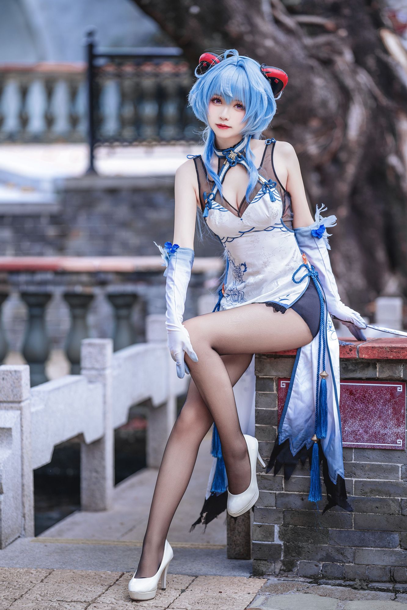 图片[3]-No.346 – 「大大卷卷小卷」原神 甘雨 旗袍 [18P]-coswz-cos王者