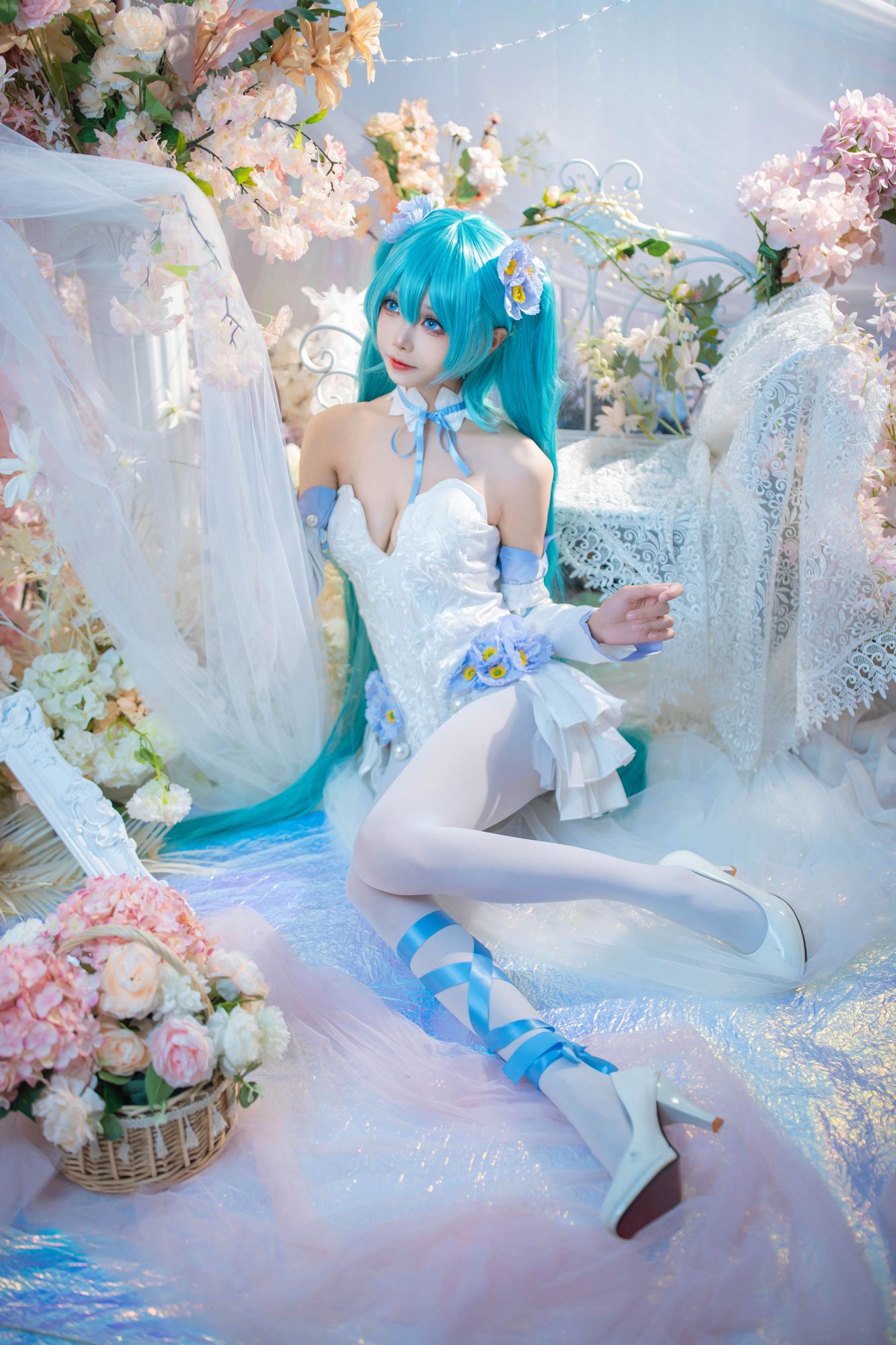 图片[4]-No.367 – 「艾西Aiwest」初音 粉蝶花 [42P]-coswz-cos王者