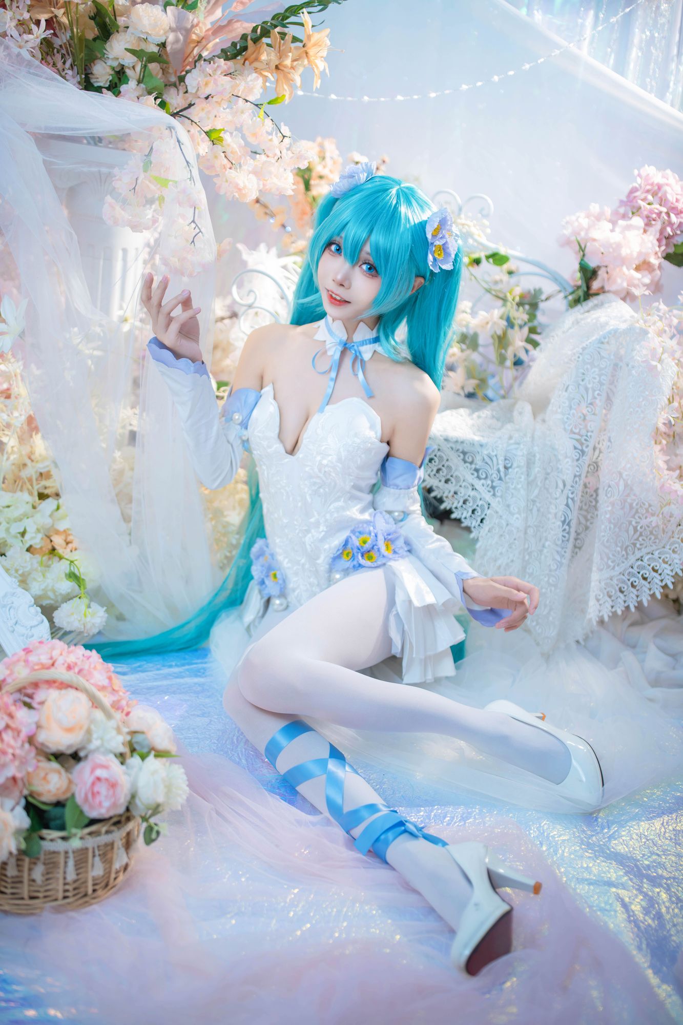 图片[6]-No.367 – 「艾西Aiwest」初音 粉蝶花 [42P]-coswz-cos王者