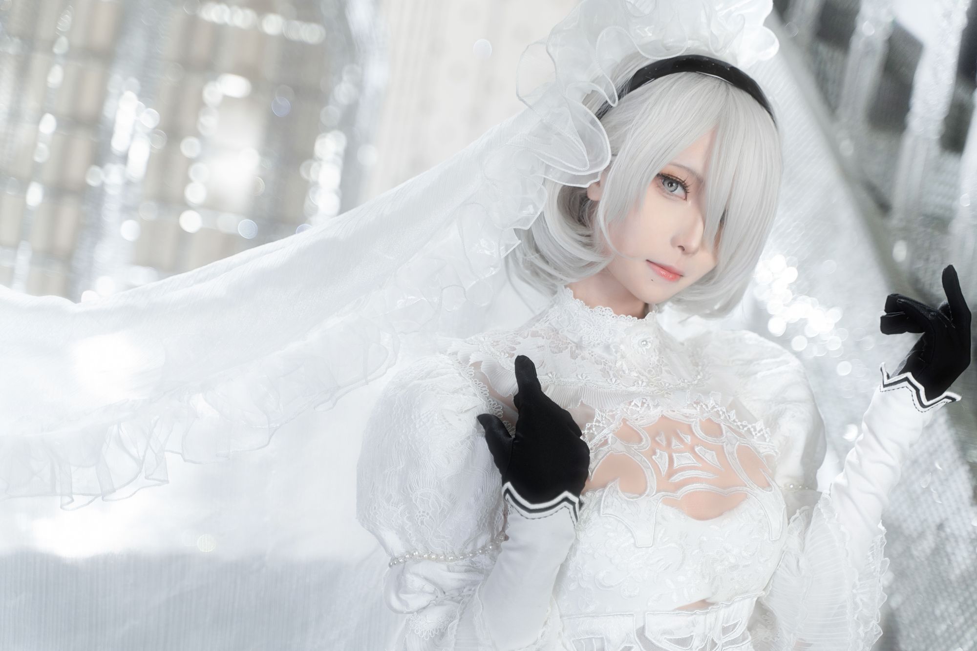 图片[2]-No.420 – 「坂坂白」2B 花嫁 [20P]-coswz-cos王者