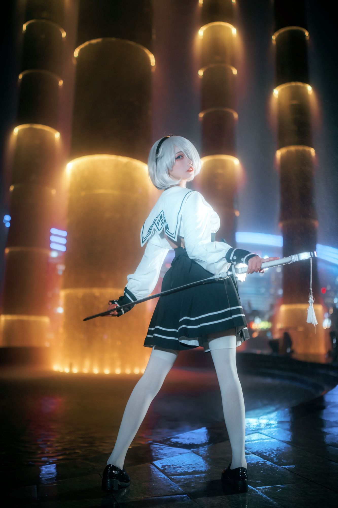 图片[3]-No.427 – 「凰儿」2B还有JK [10P]-coswz-cos王者