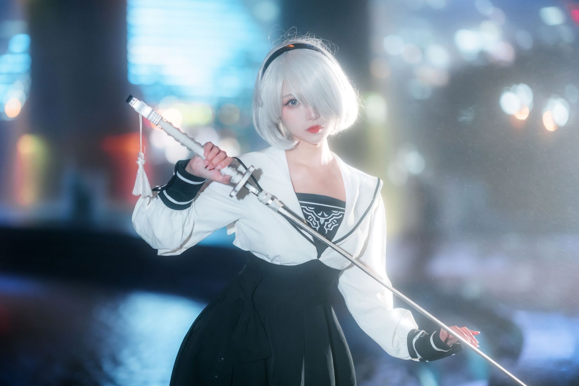 No.427 - 「凰儿」2B还有JK [10P]-coswz-cos王者