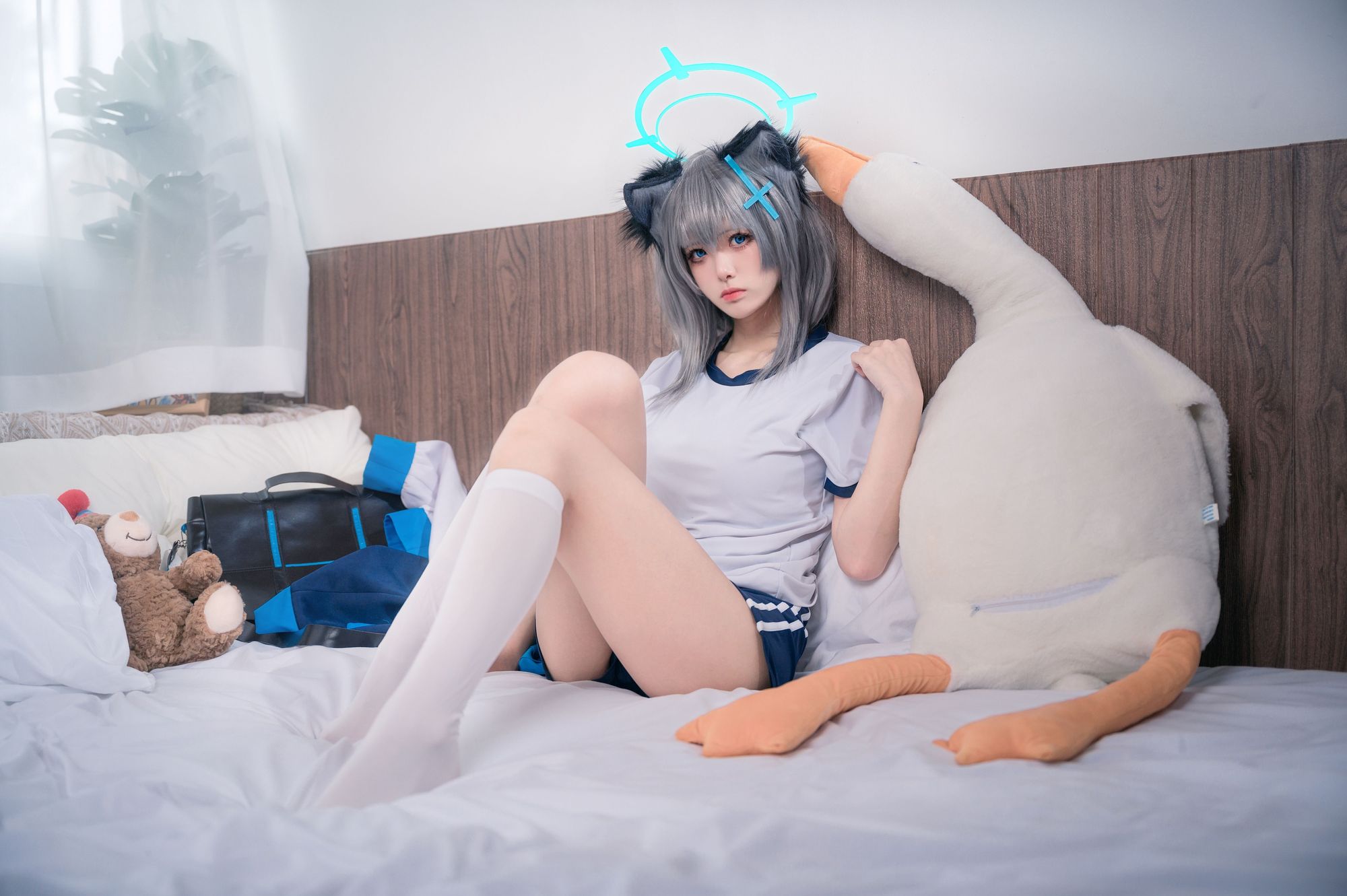 图片[6]-No.440 – 「九柒喵」体操服白子 [17P]-coswz-cos王者