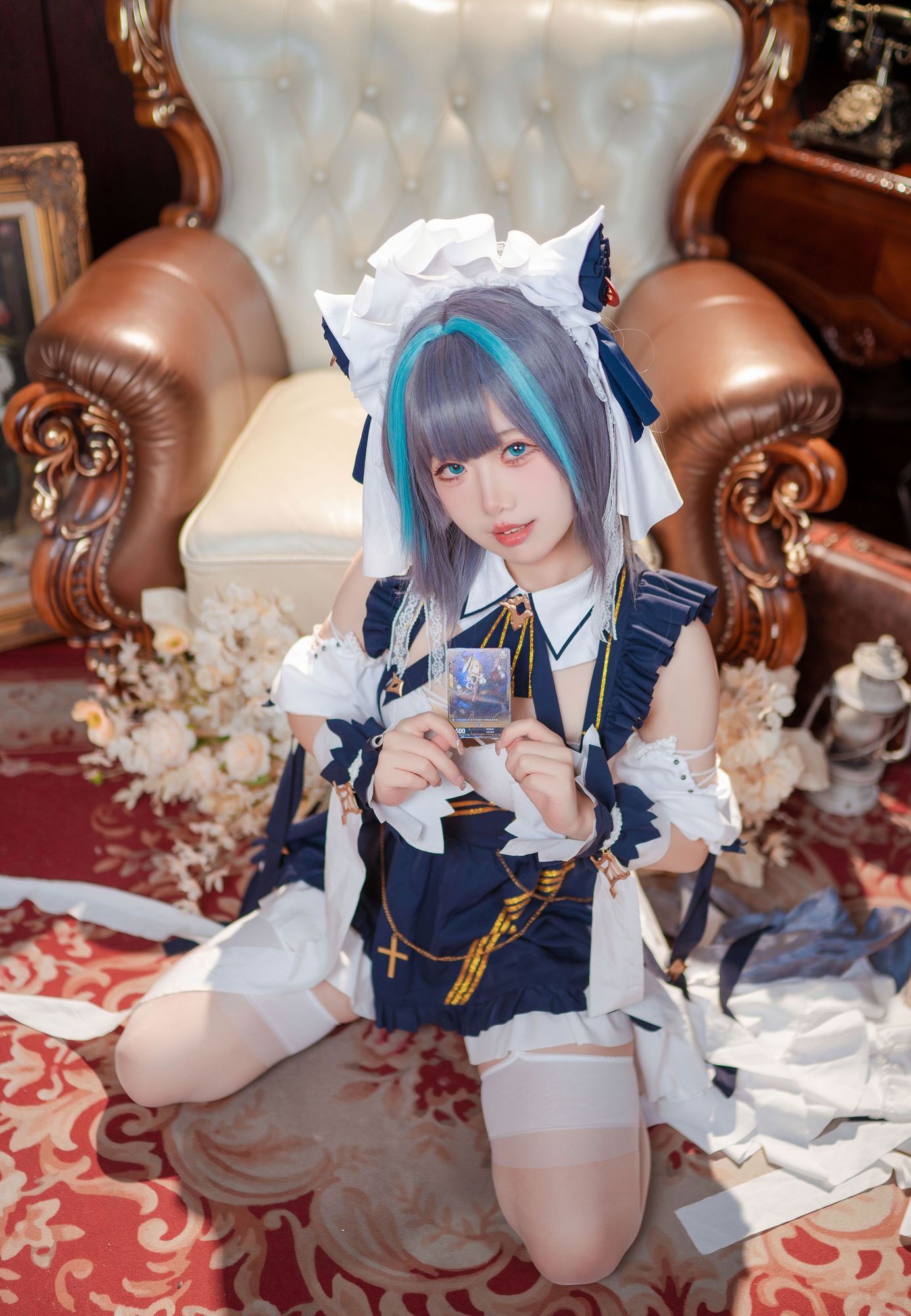 No.484 - 「泥头跳跳猫」碧蓝航线 柴郡 [18P]-coswz-cos王者