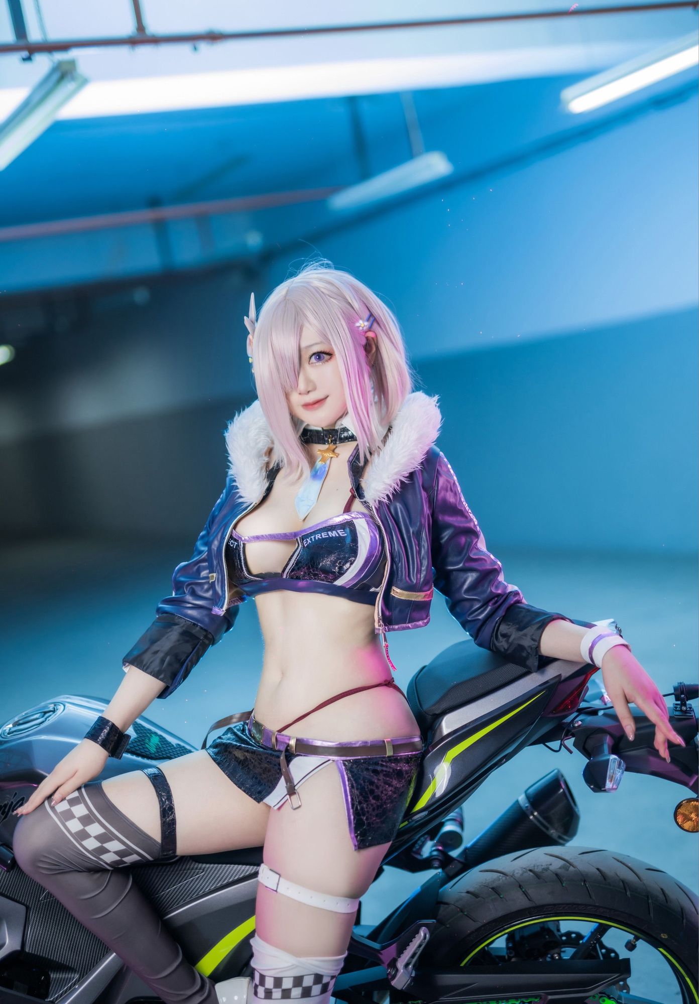 图片[6]-No.490 – 「Halo_酱」FGO 玛修 机车赛车服 [12P]-coswz-cos王者