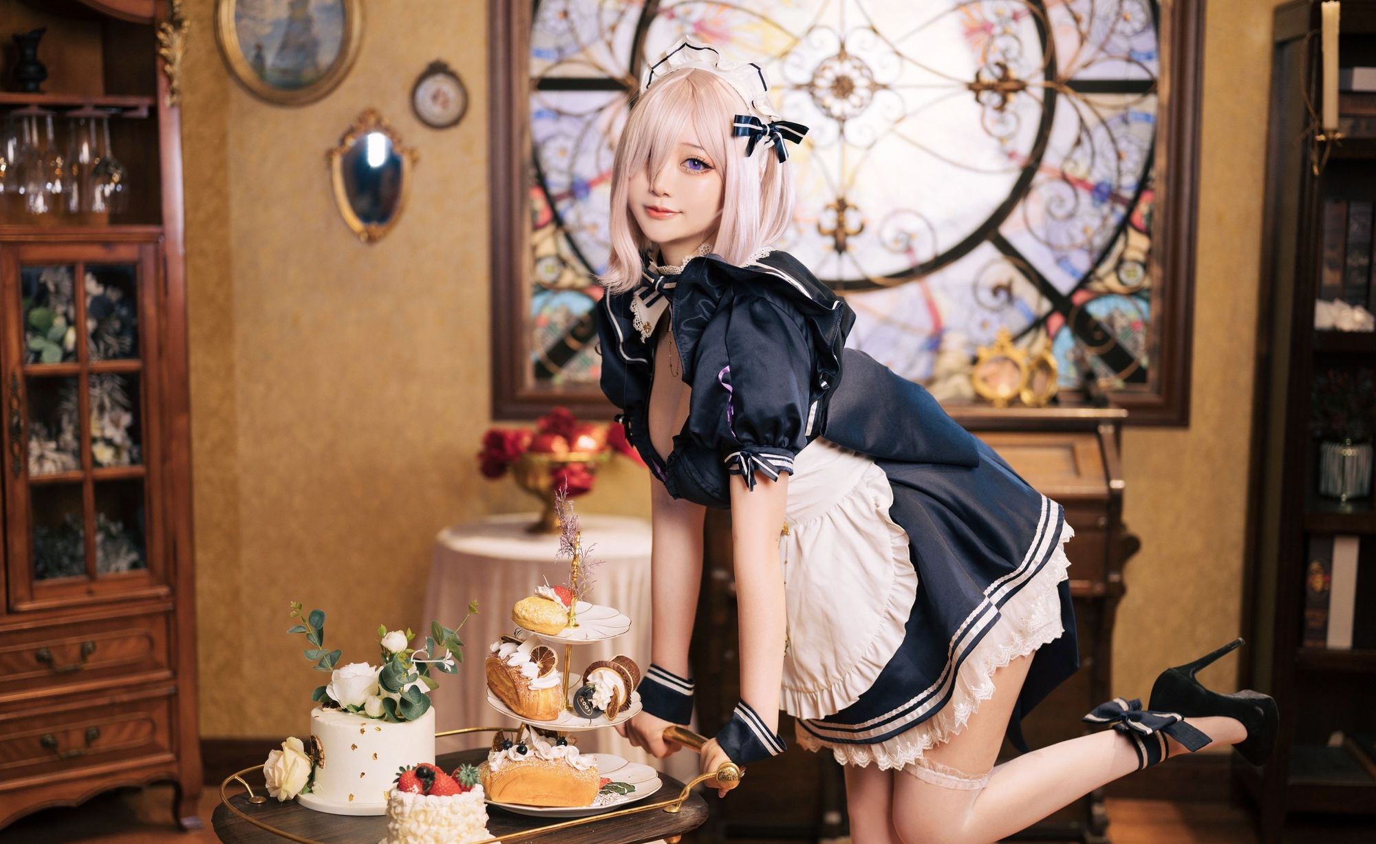 No.501 - 「Halo_酱」FGO 玛修女仆同人 [11P]-coswz-cos王者