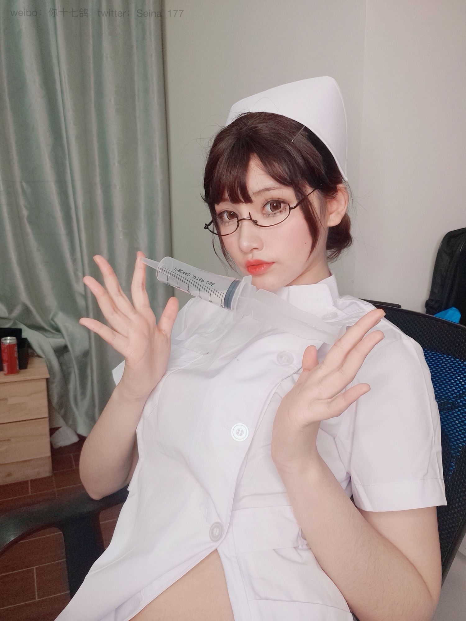 No.075 - 「你十七鸽」白色护士 [104P 1V]-coswz-cos王者