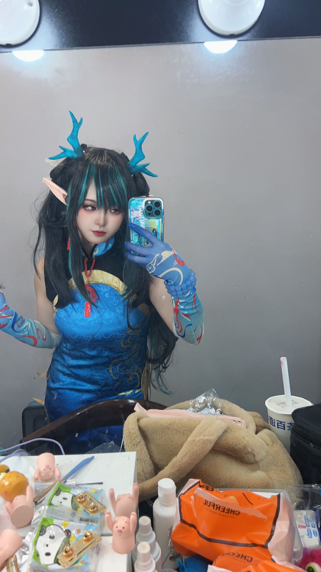 图片[3]-No.447 – 「小和甜酒」明日方舟 年夕旗袍双人御守 (&橙风千雅) [198P]-coswz-cos王者