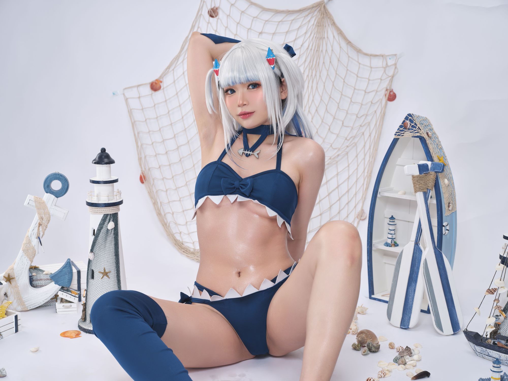 图片[6]-No.087 – Hololive Gawr Gura Swimsuit [25P 2V]-coswz-cos王者