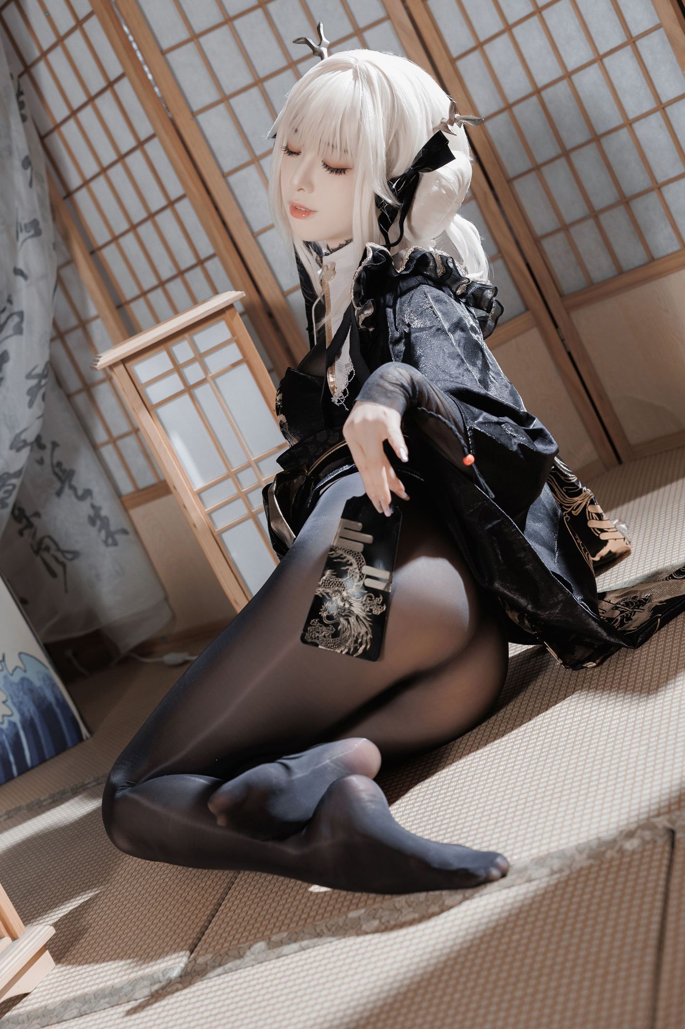 图片[6]-No.059 – NIKKE胜利女神 白兔布兰儿 和服 [40P]-coswz-cos王者