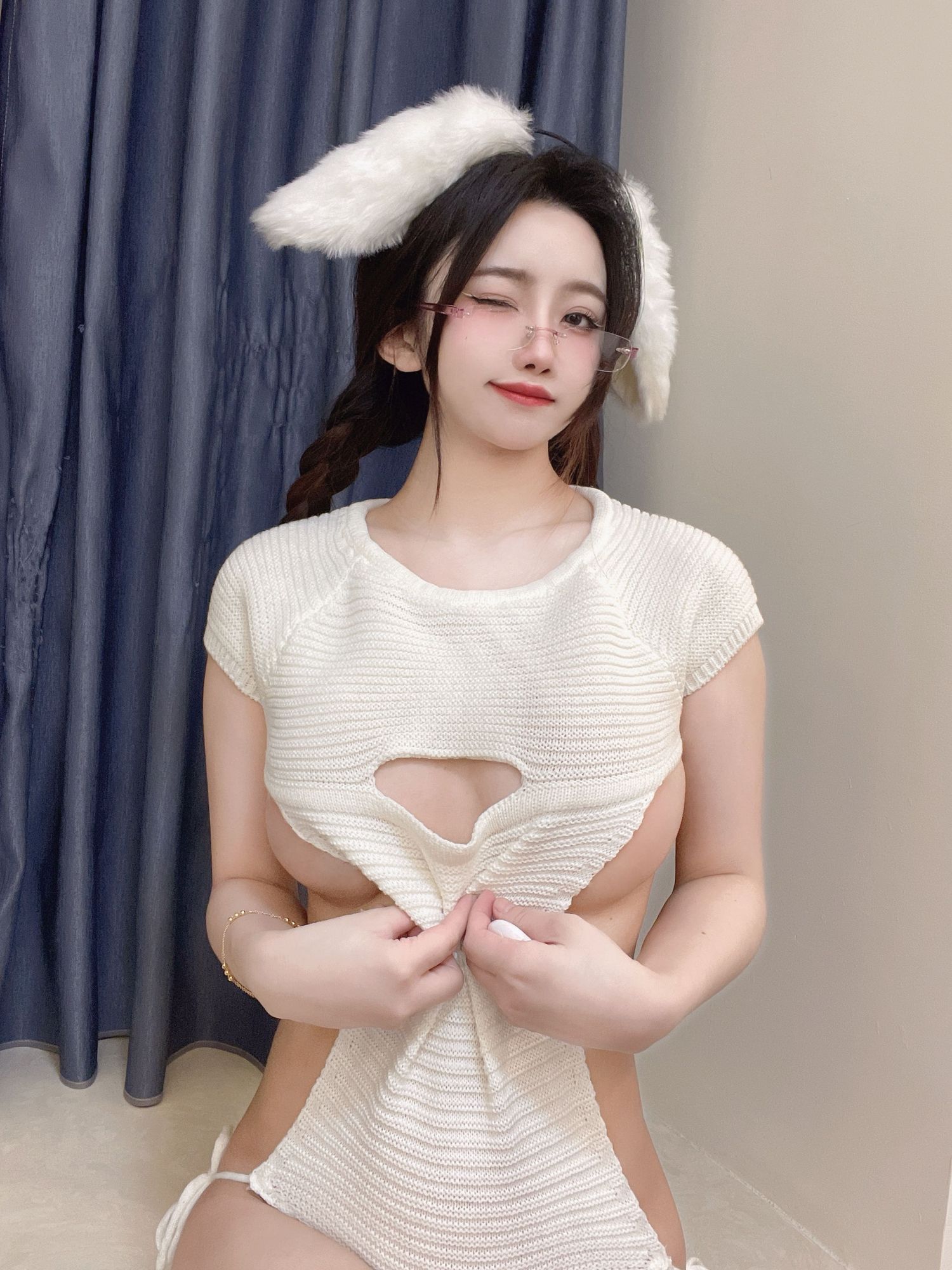 图片[6]-No.051 – 毛衣小兔子 [40P]-coswz-cos王者