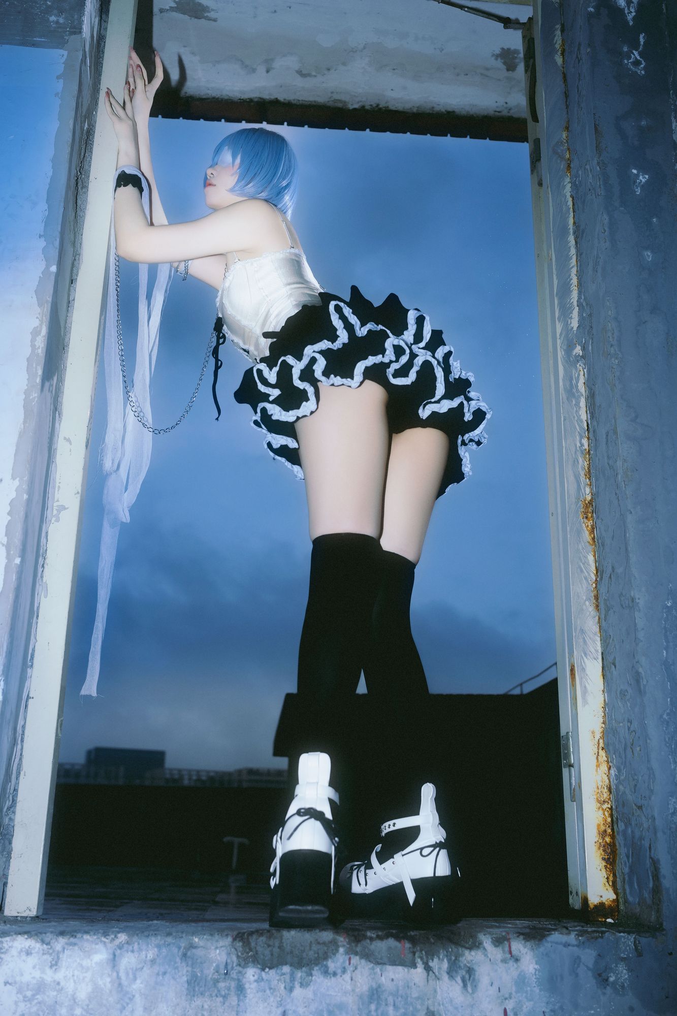 图片[26]-No.014 – 雨后天台 [35P]-coswz-cos王者